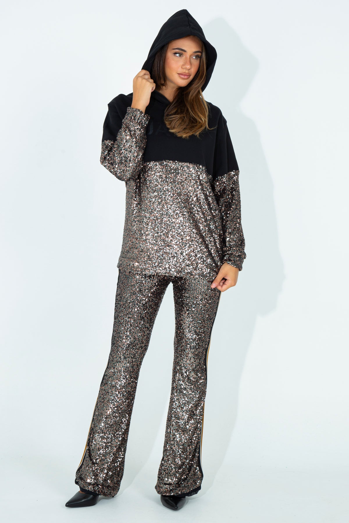 Sequin trousers