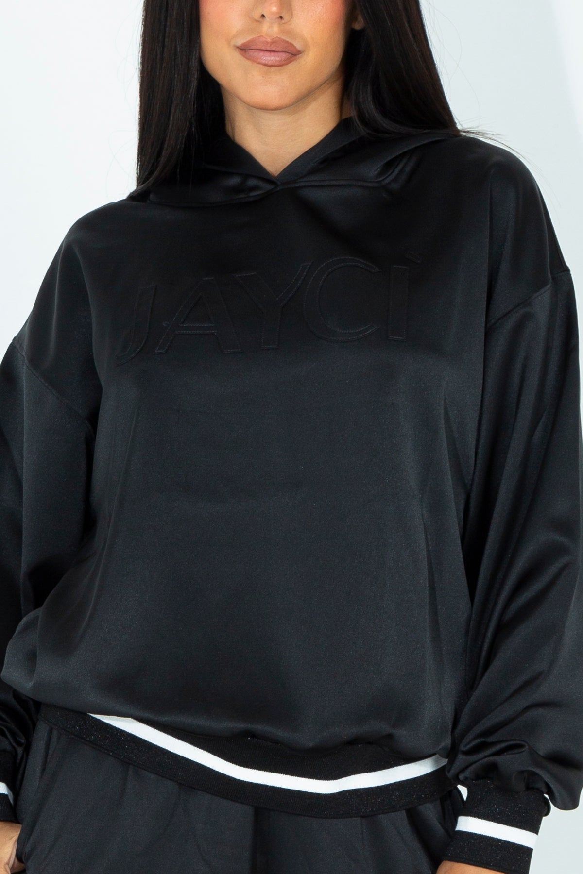 Satin sweatshirt