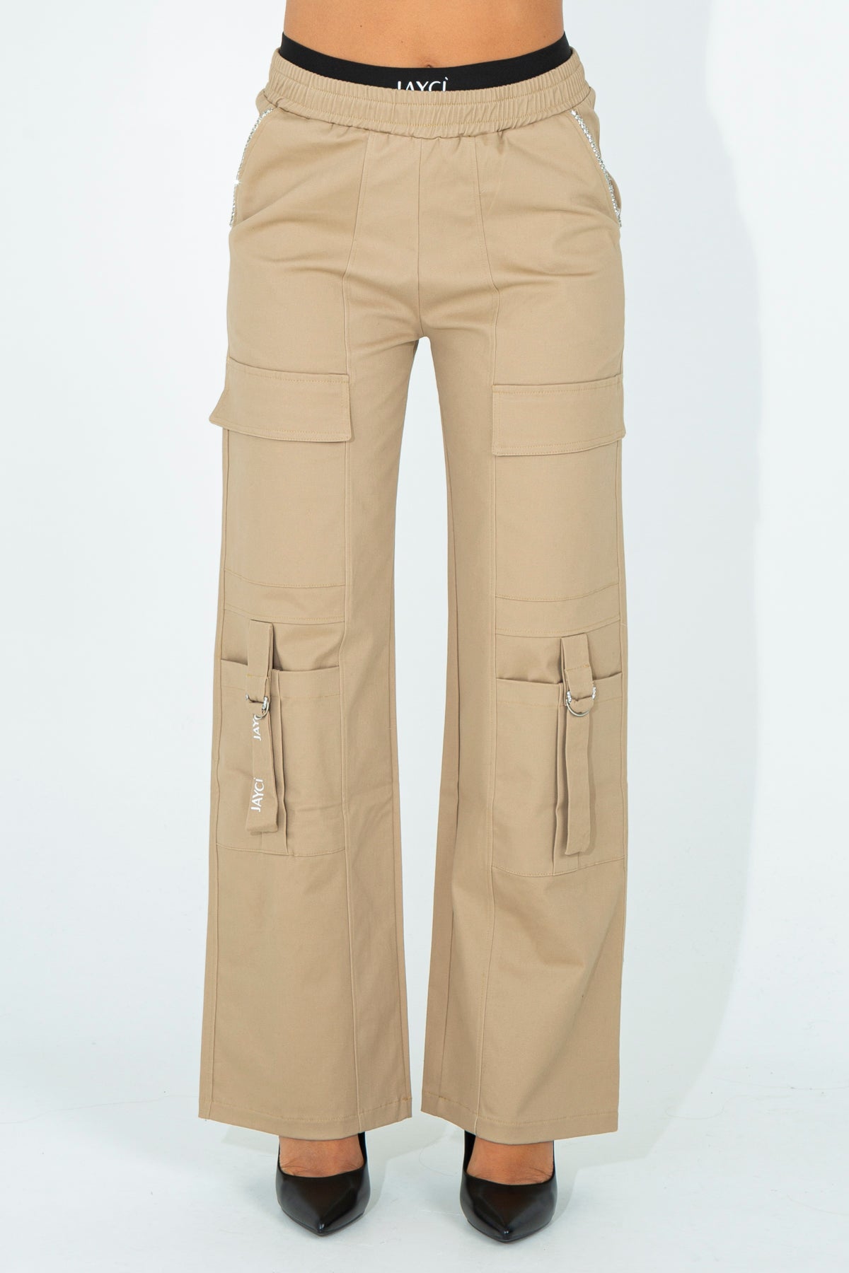 Cargo trousers in gambardina