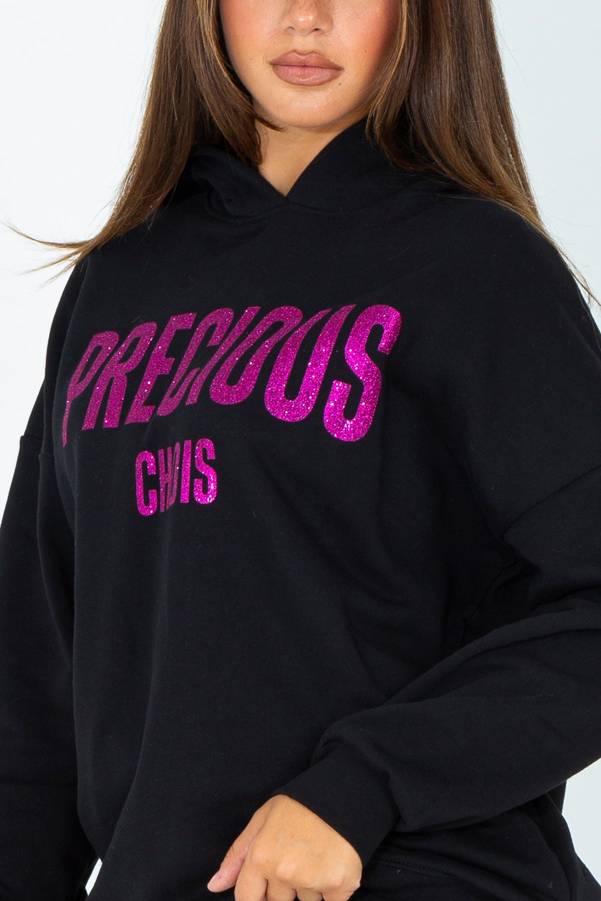 Hoodie with lettering