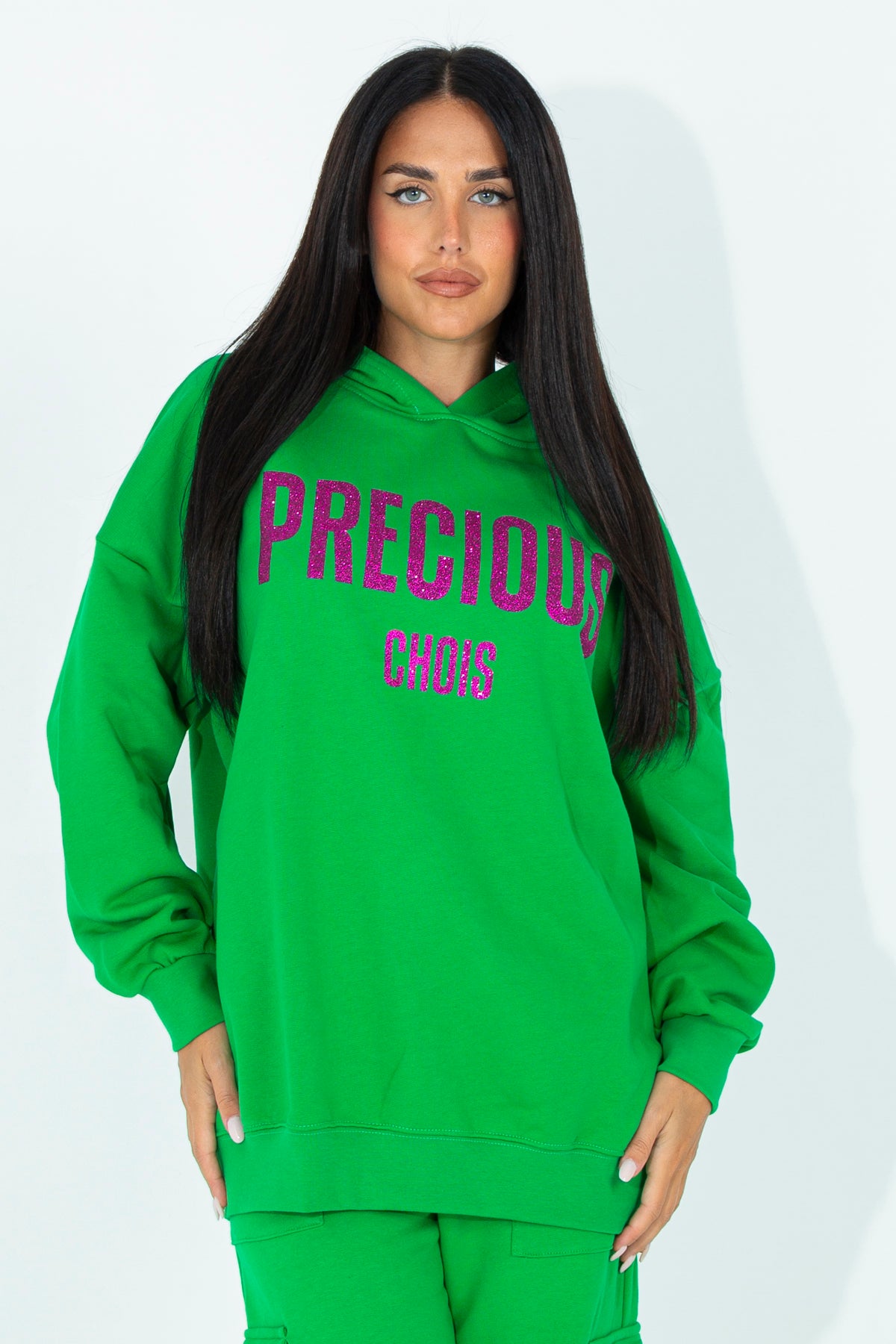 Hoodie with lettering