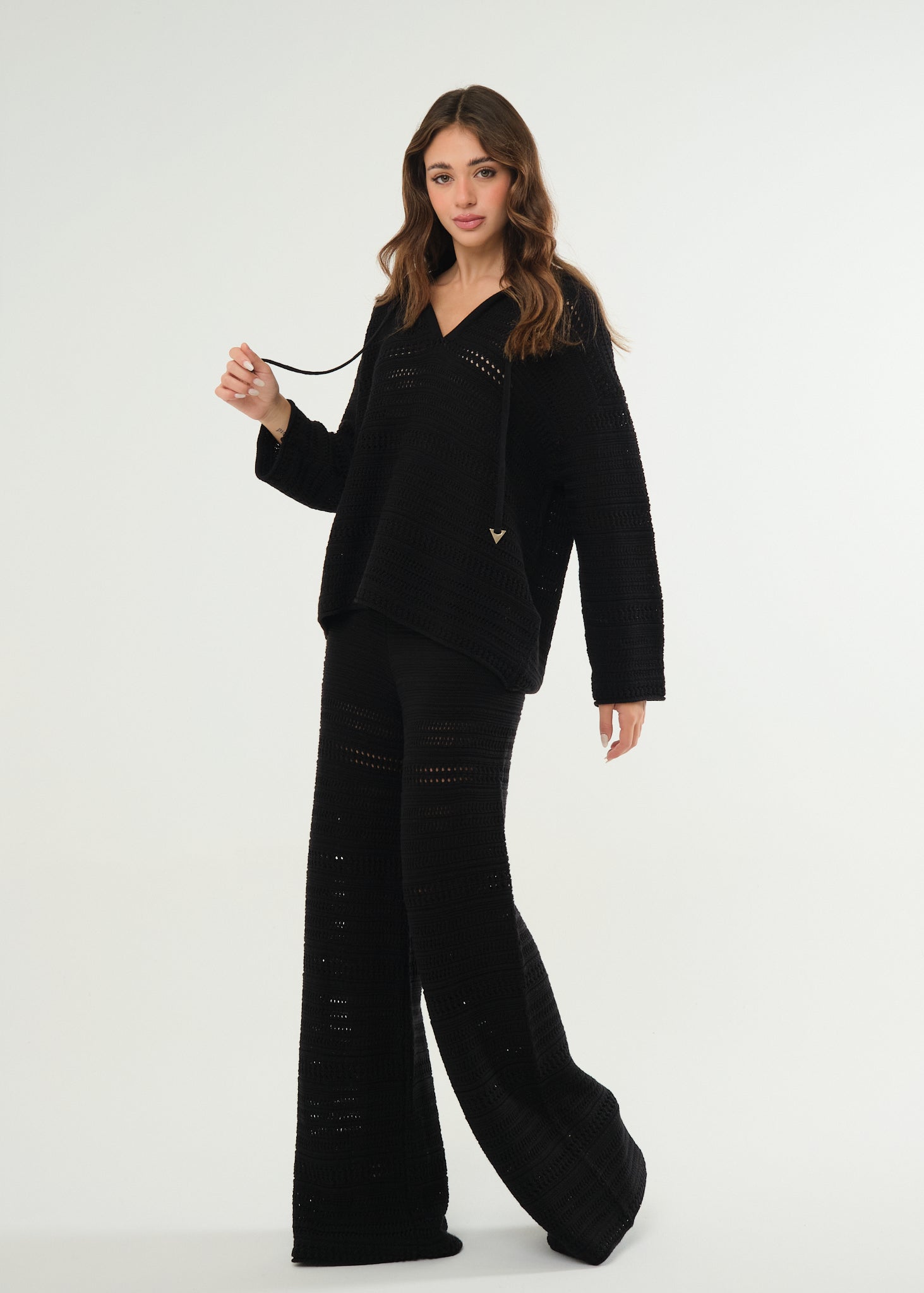 Pantalone palazzo in filo