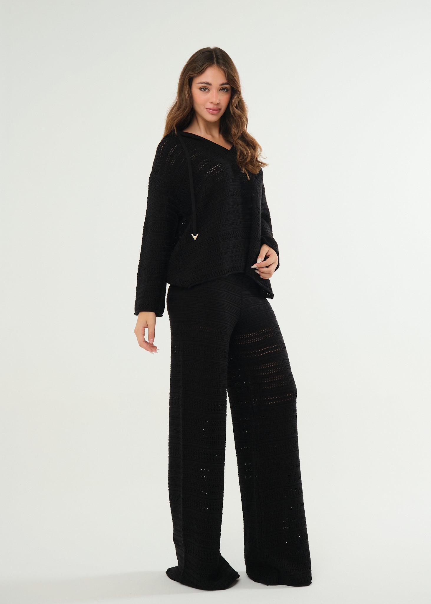 Pantalone palazzo in filo