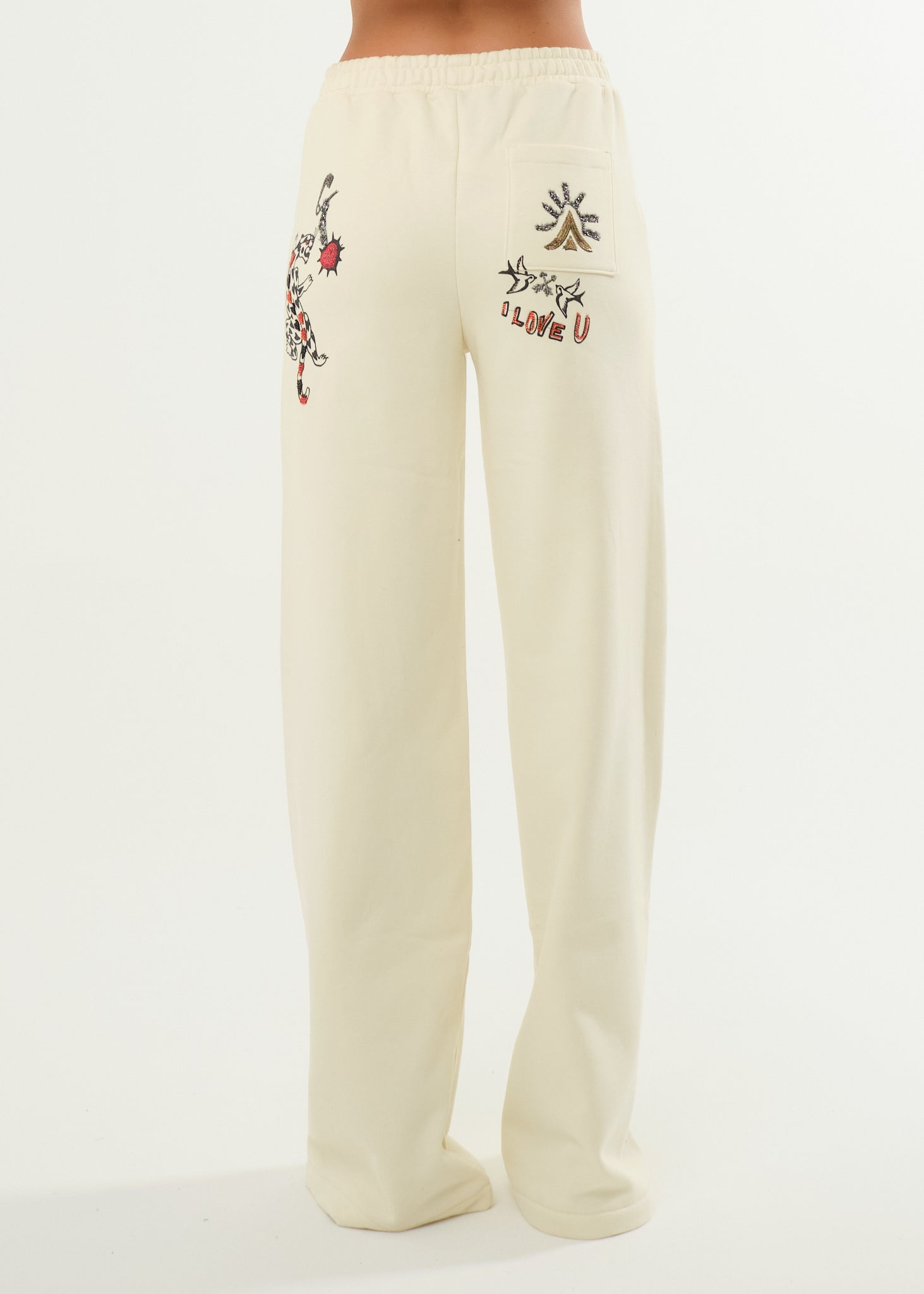 Pantalone tuta palazzo