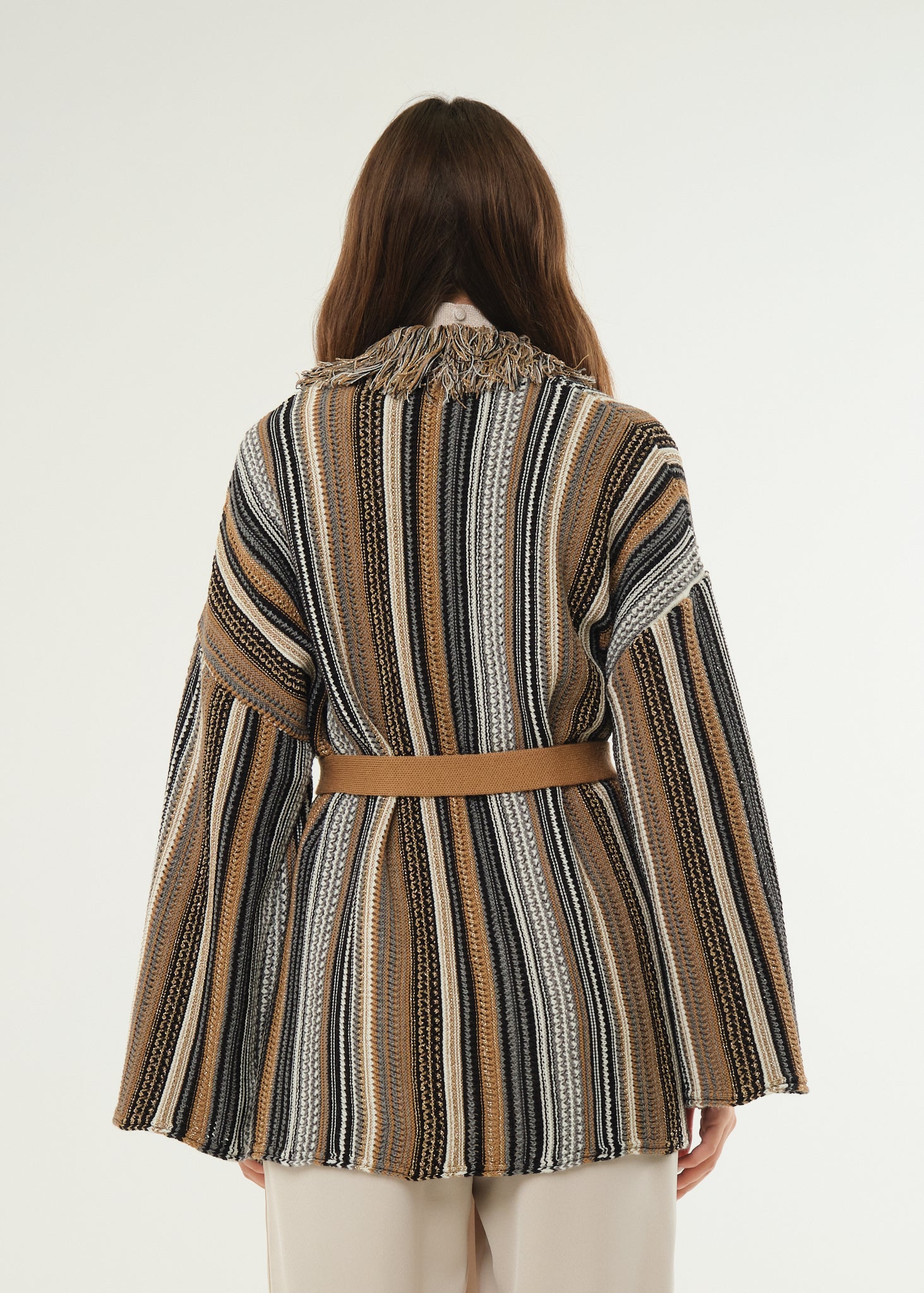 Cardigan in maglia multicolor