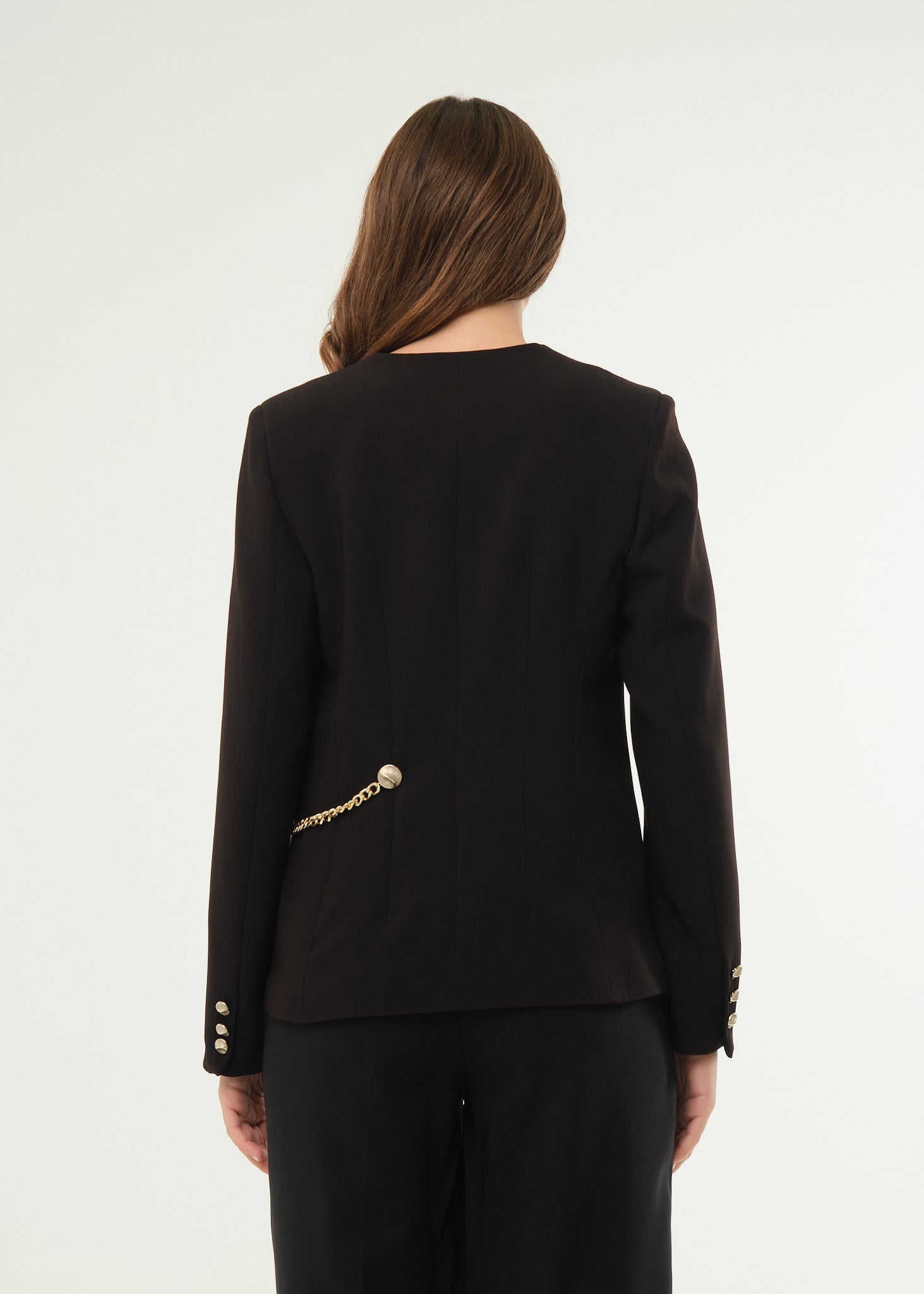 Giacca con chiusura laterale