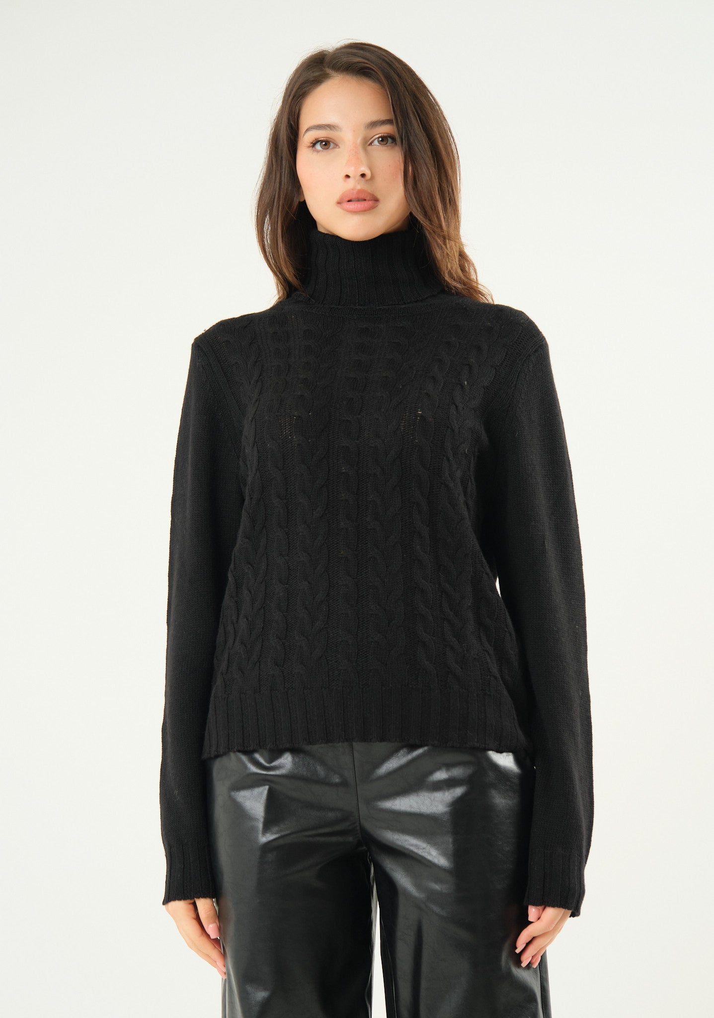 Maglione collo alto