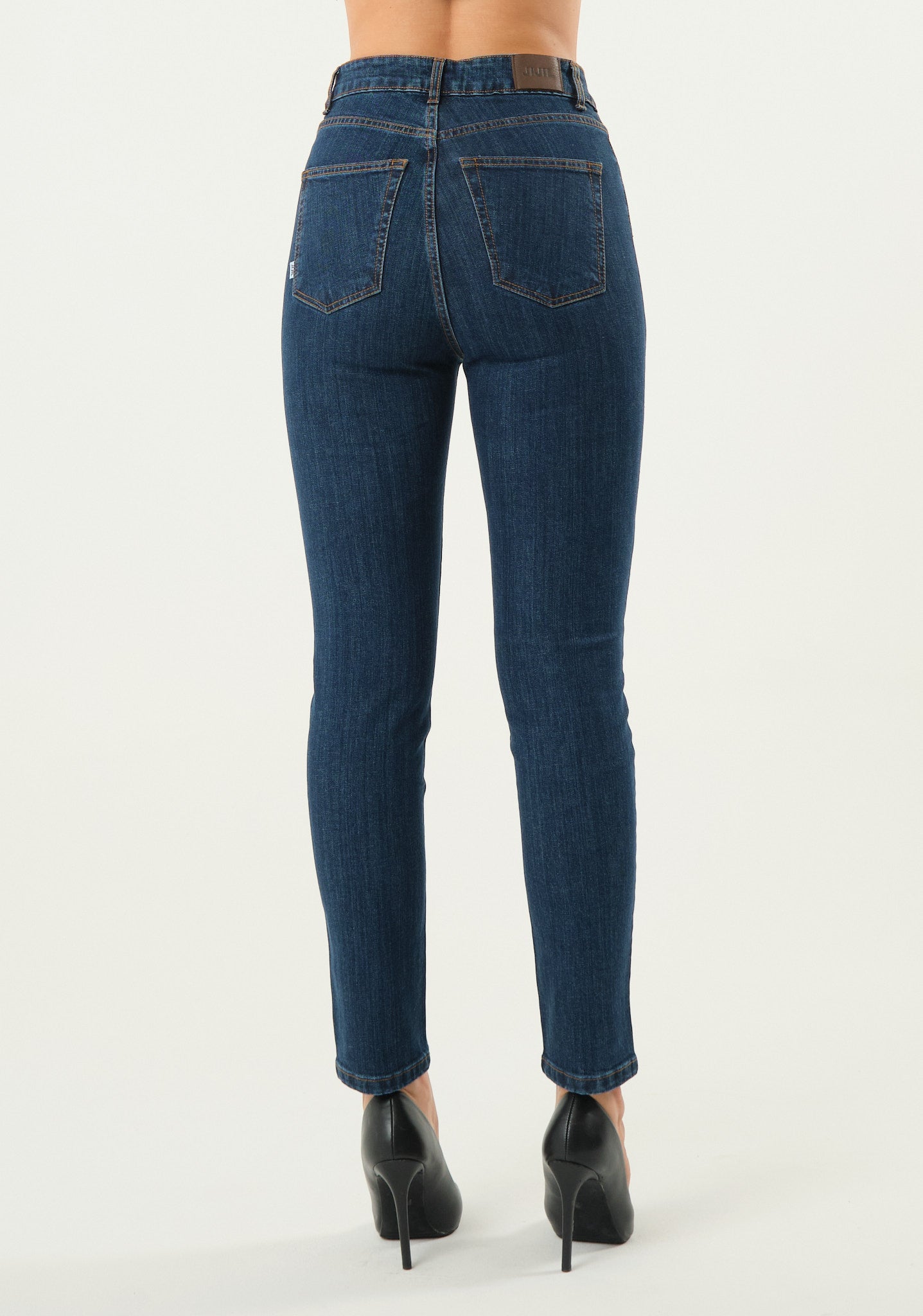 Jeans skinny a vita alta
