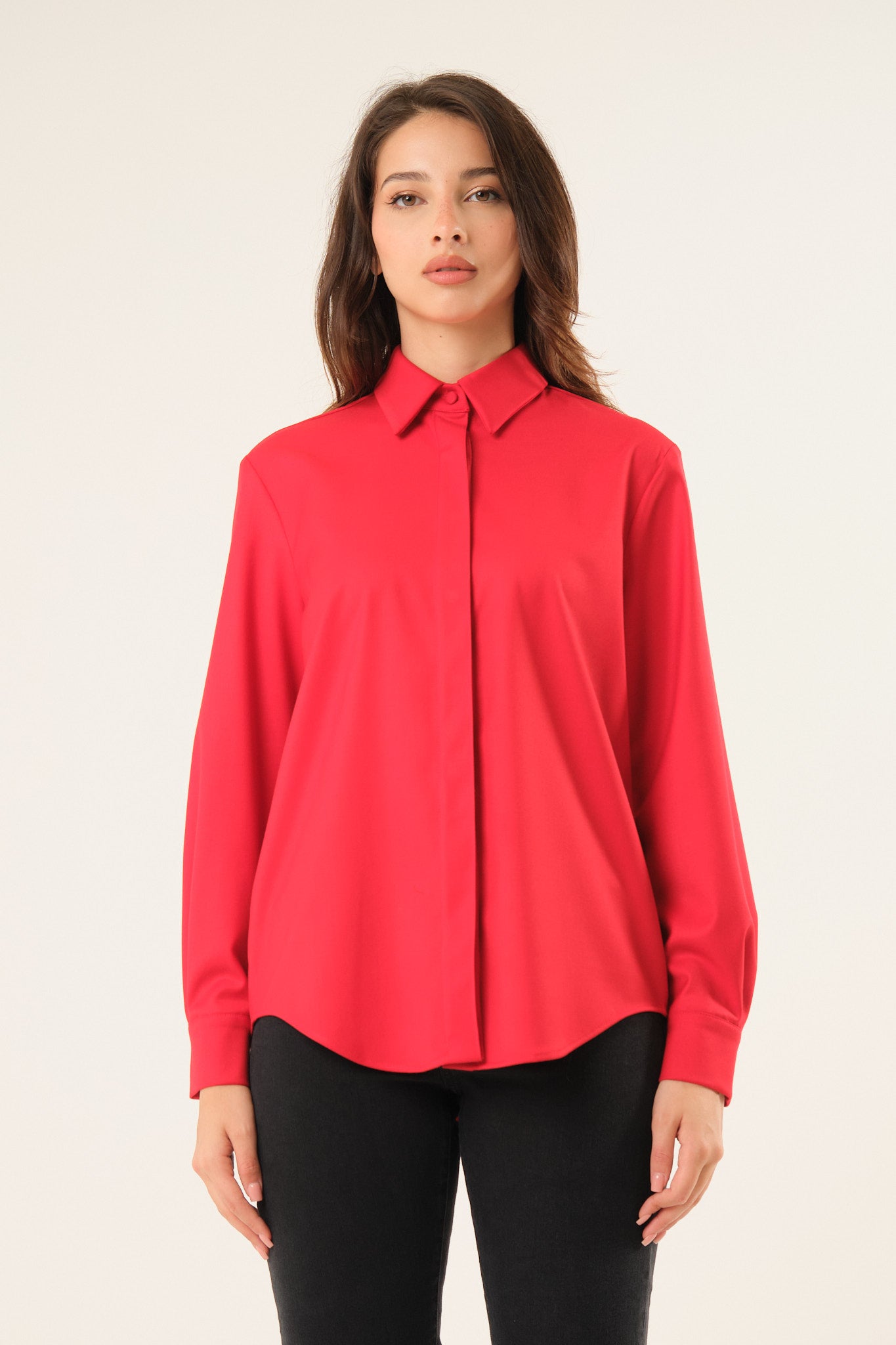 Camicia in tessuto doppiato