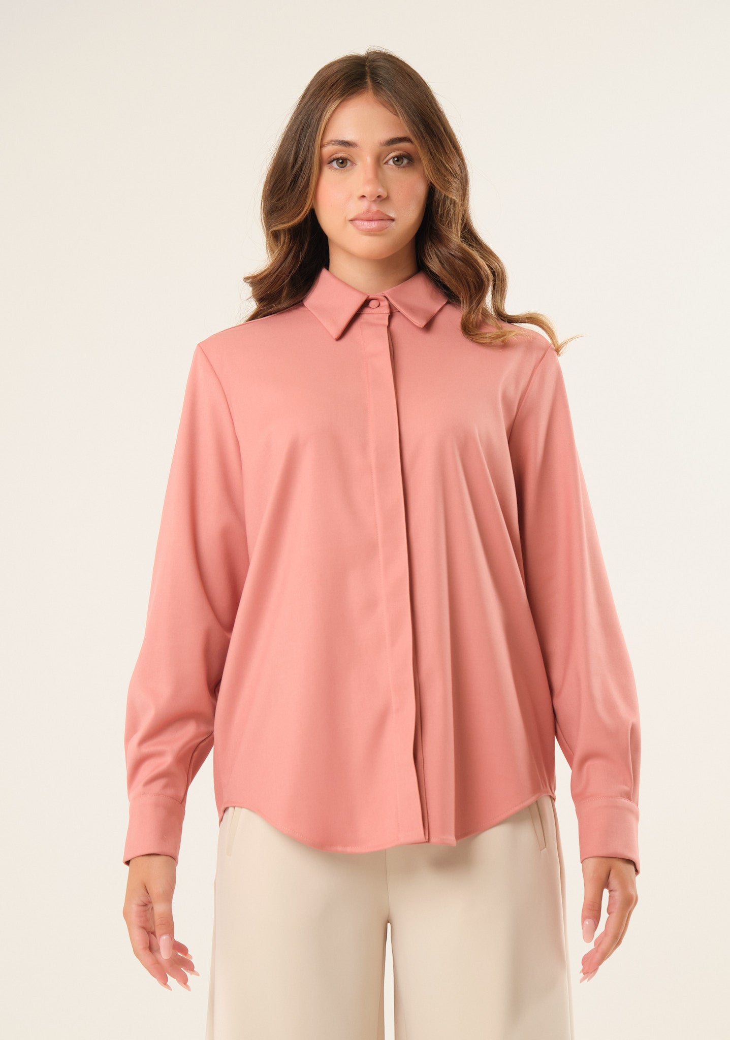 Camicia in tessuto doppiato