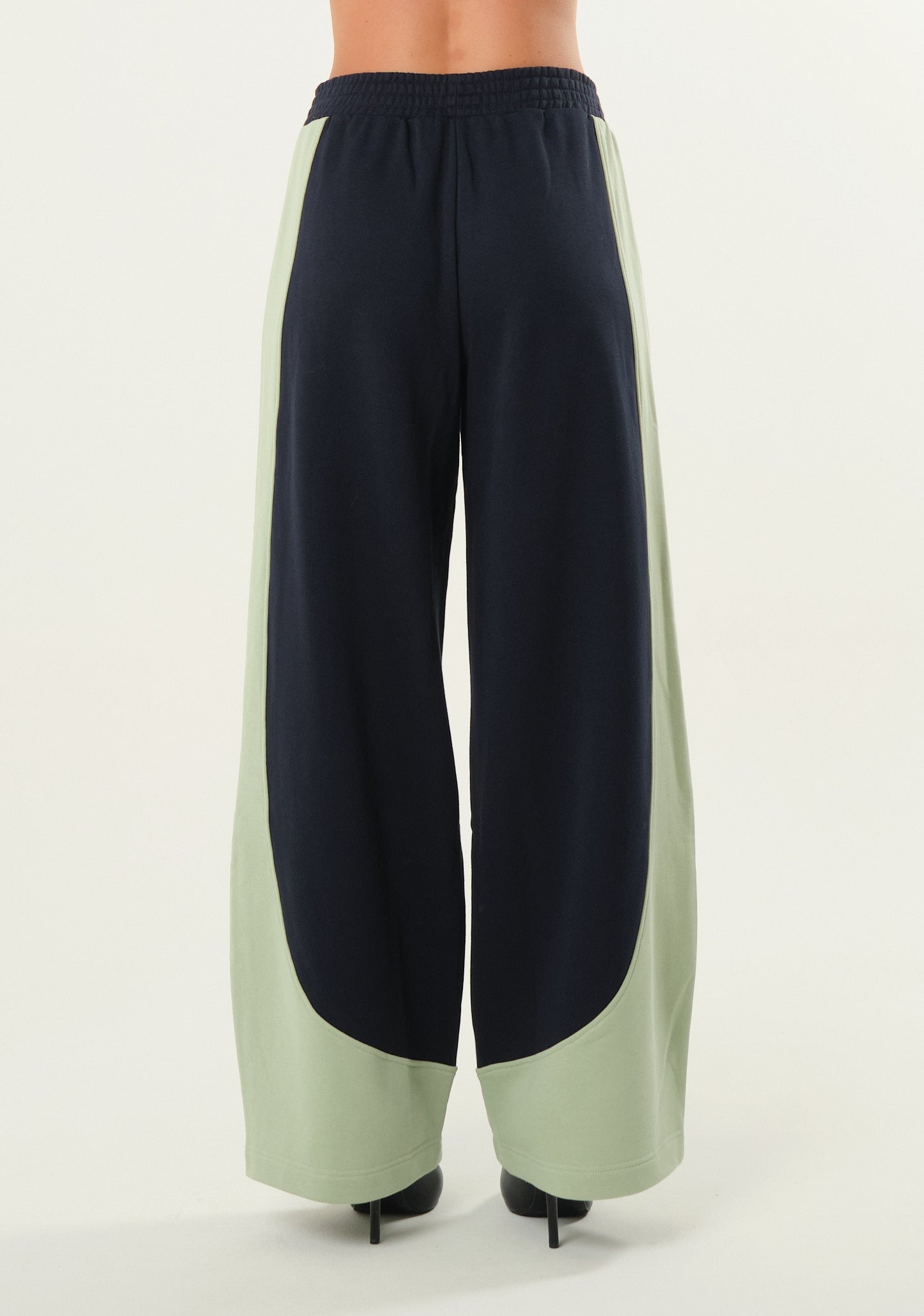 Pantalone tuta bicolor