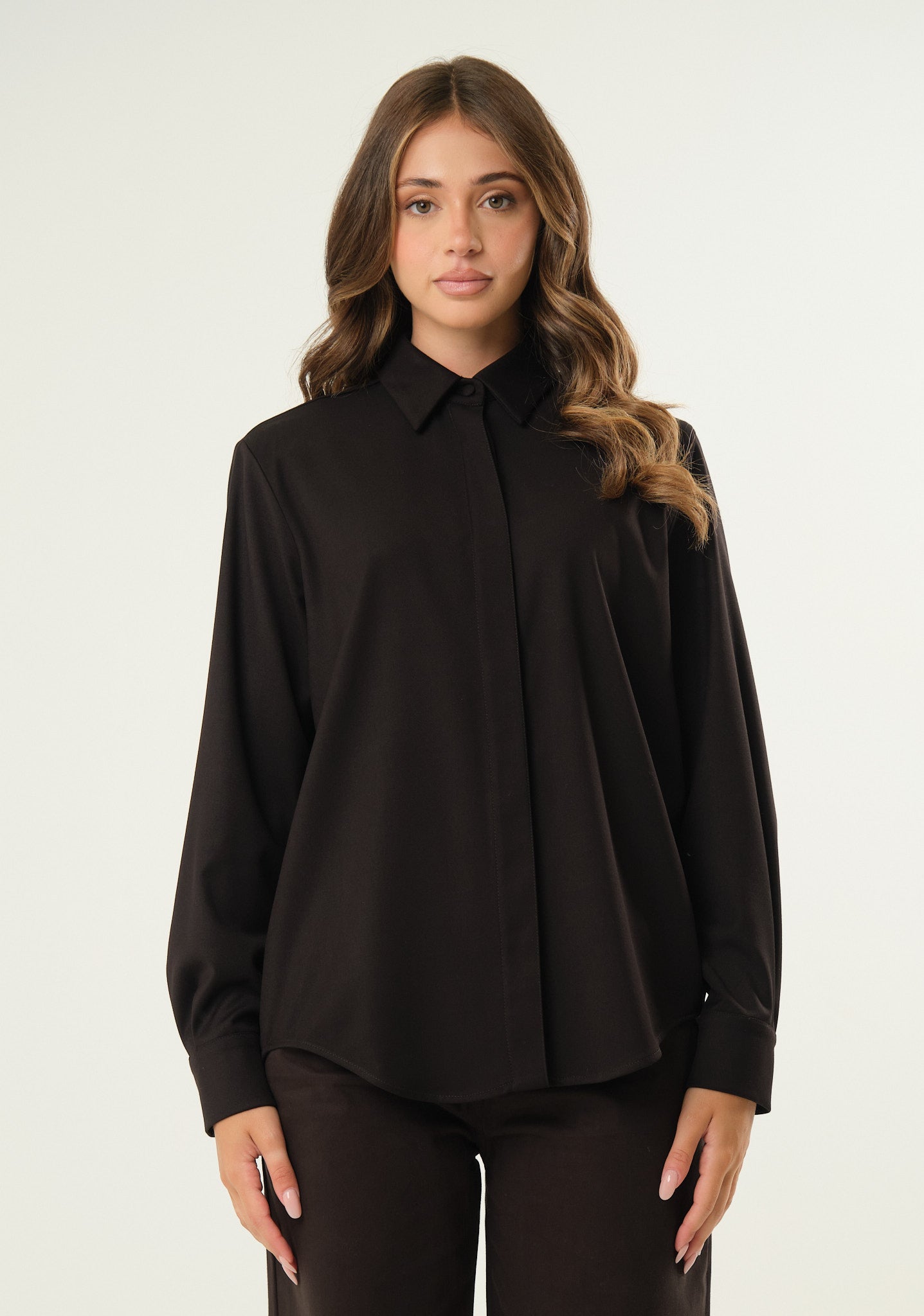 Camicia in tessuto doppiato
