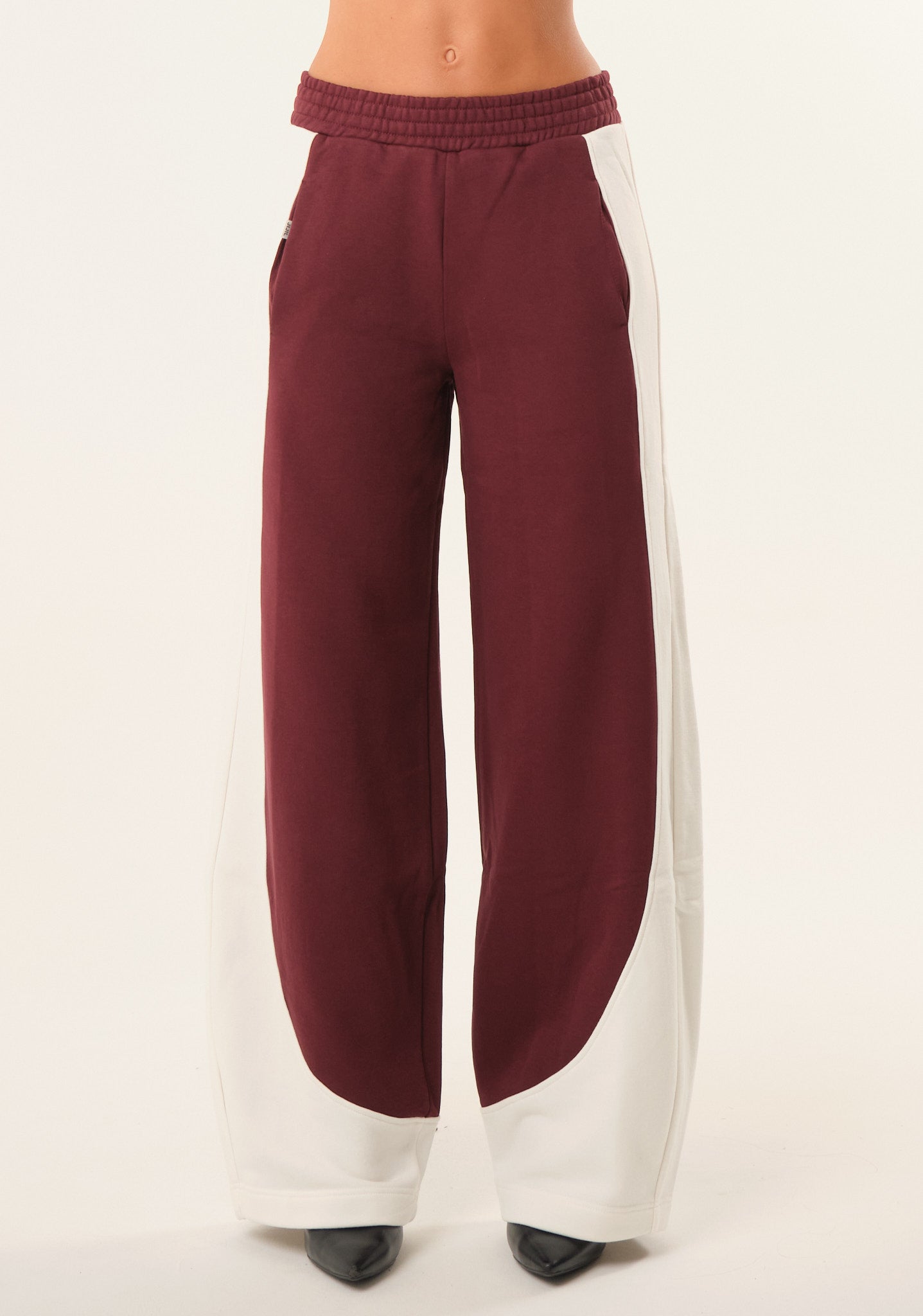 Pantalone tuta bicolor