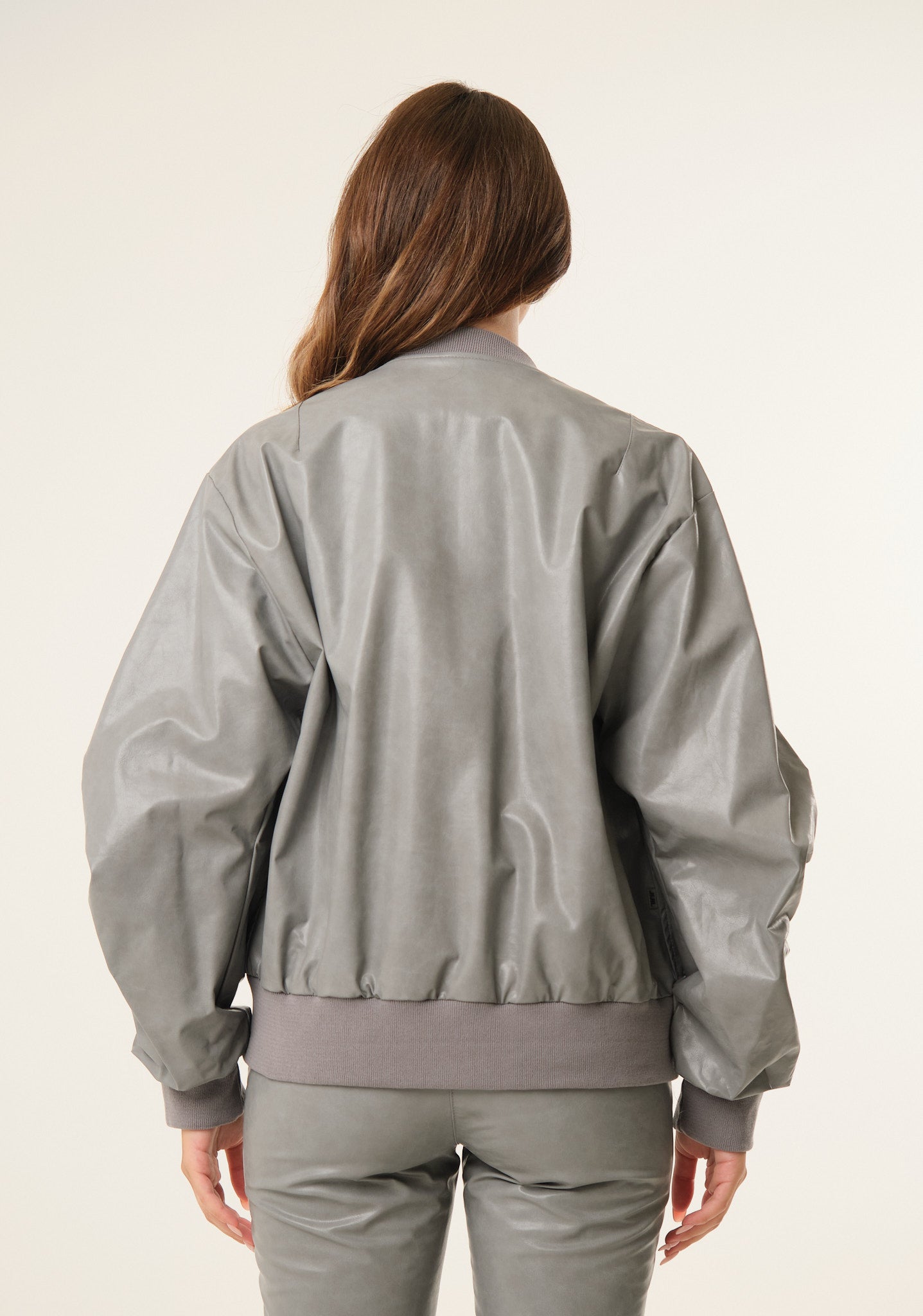 Giubbino bomber in ecopelle