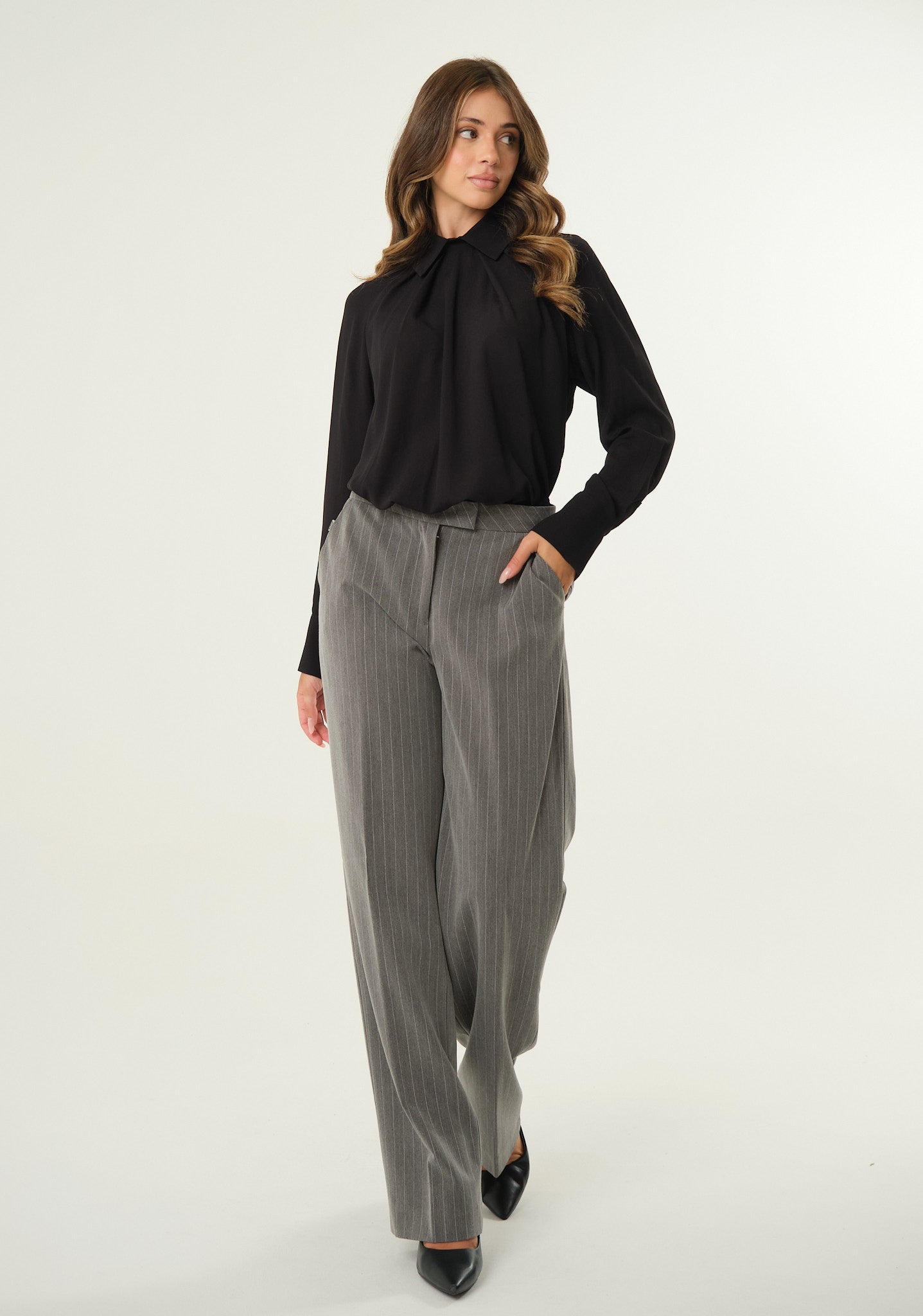 Pantalone gessato