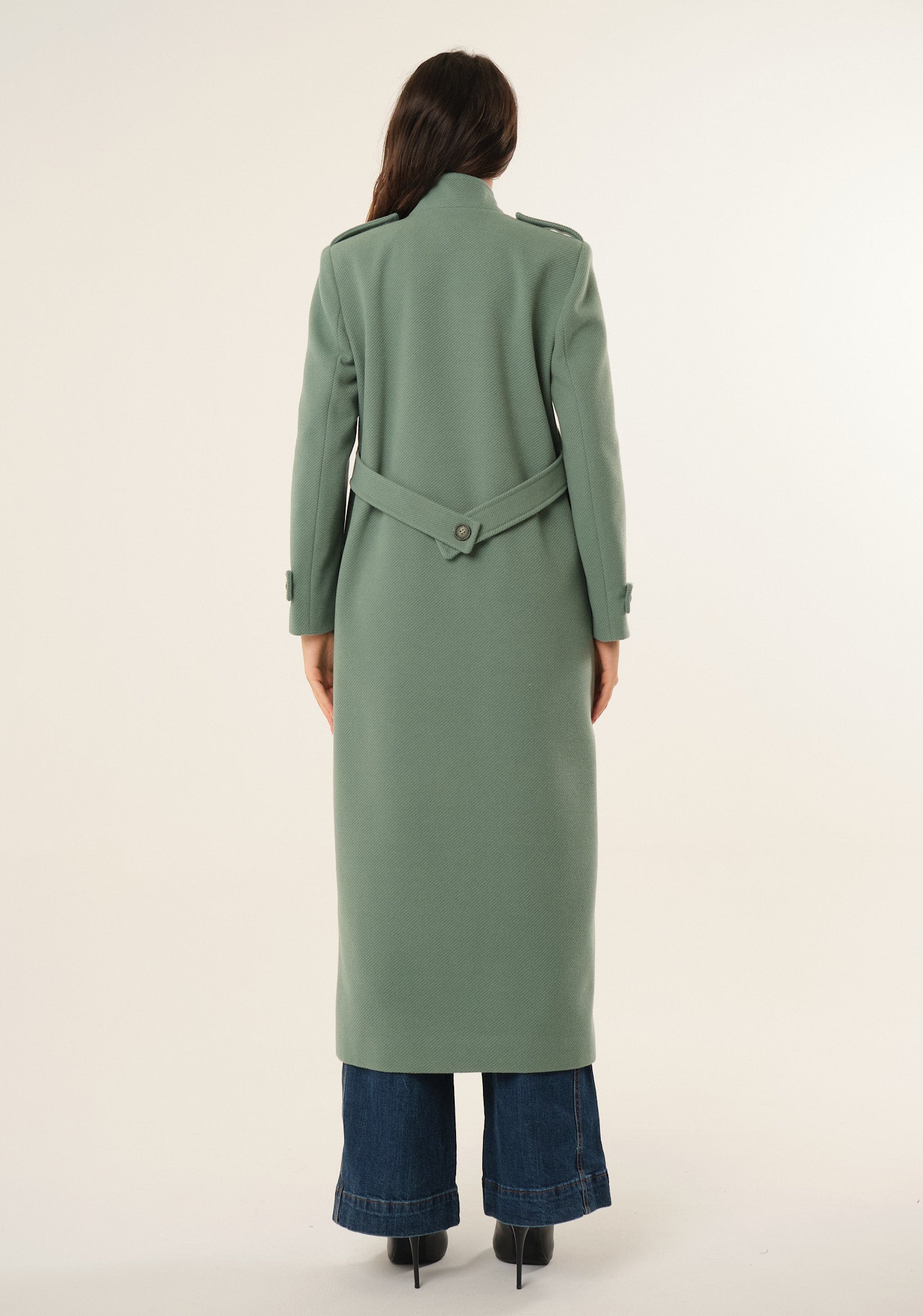 Cappotto lungo doppiopetto