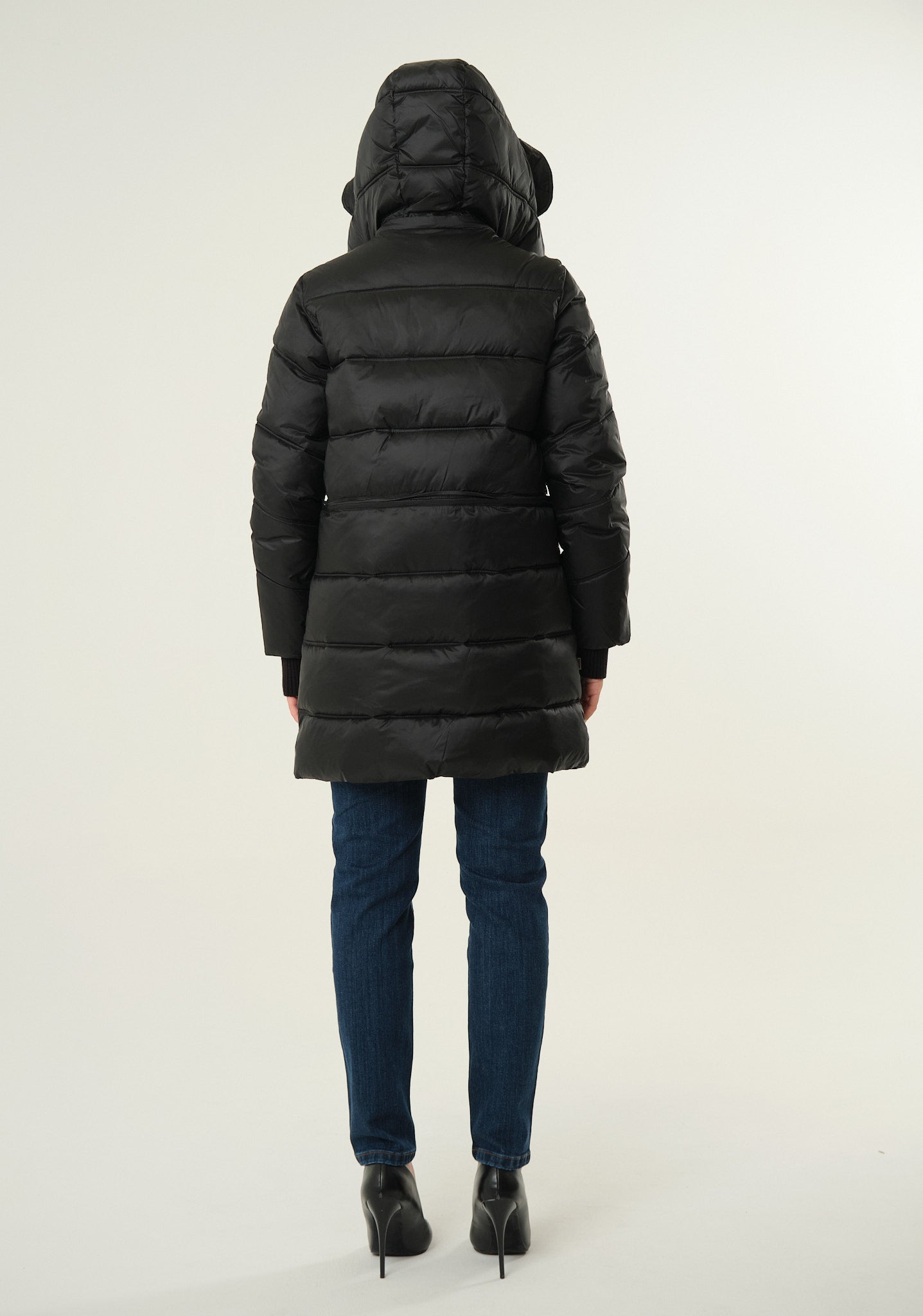 Piumino midi trasformabile