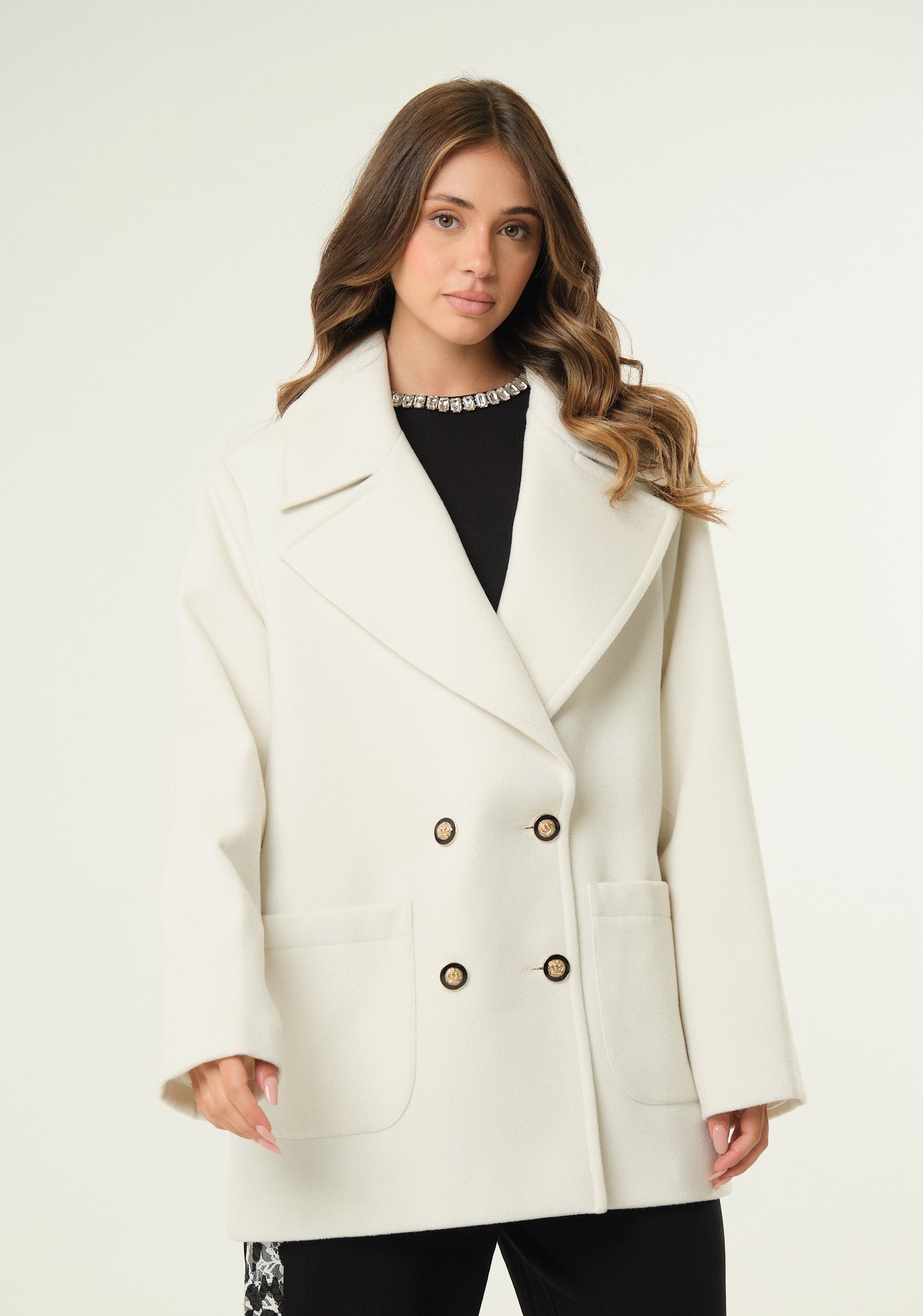 Cappotto doppiopetto corto
