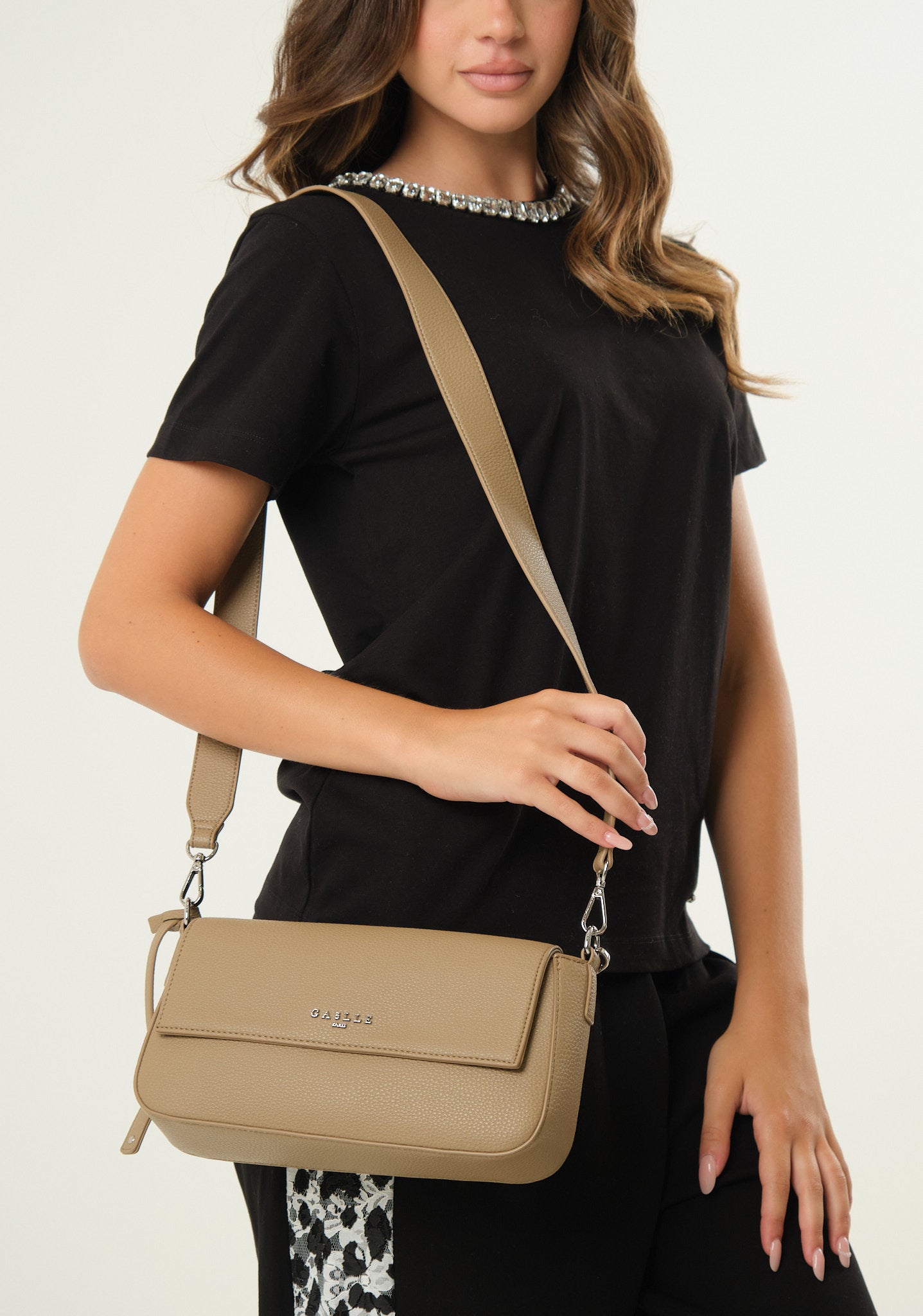 Borsa baguette a mano