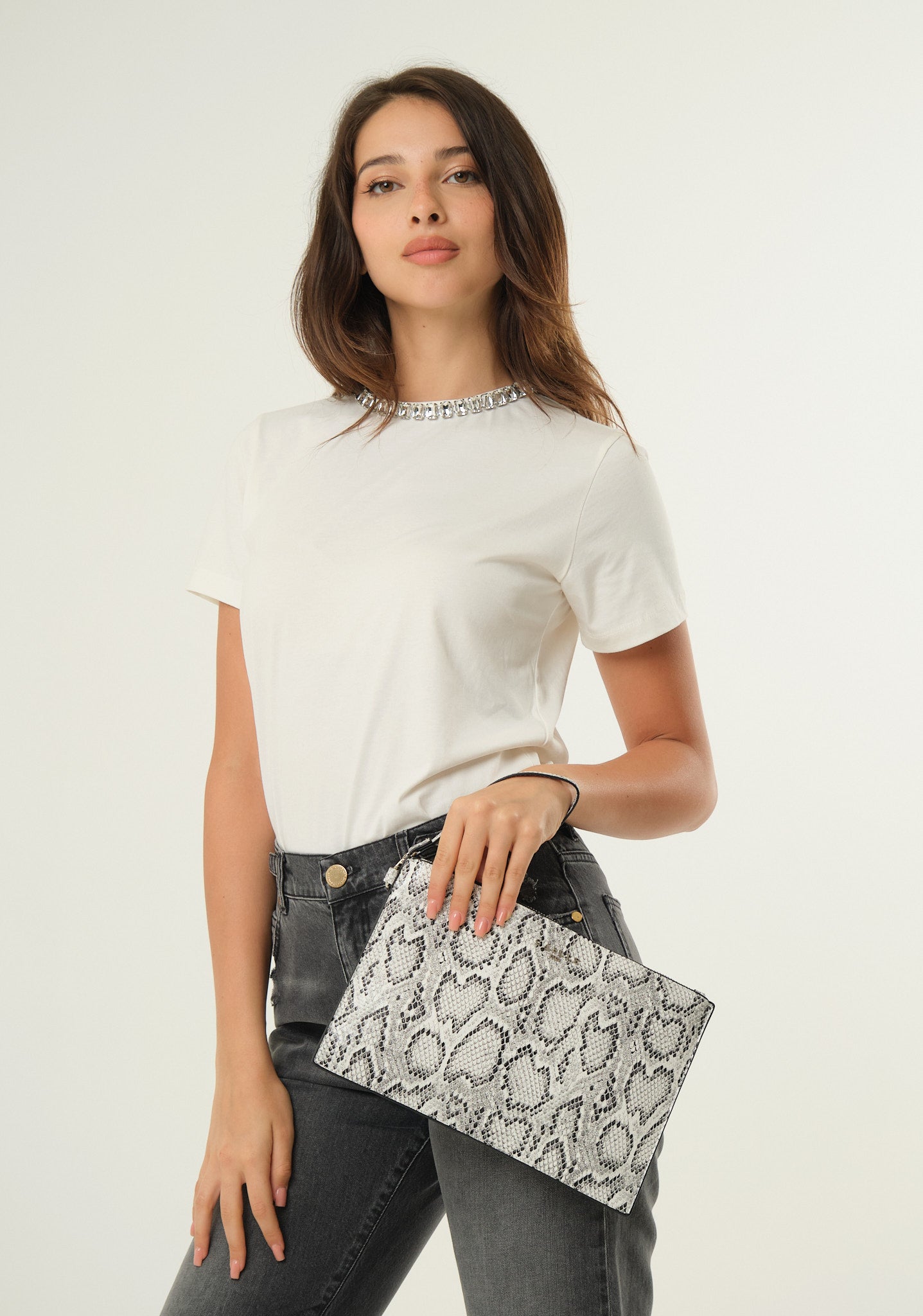 Pochette a mano animalier