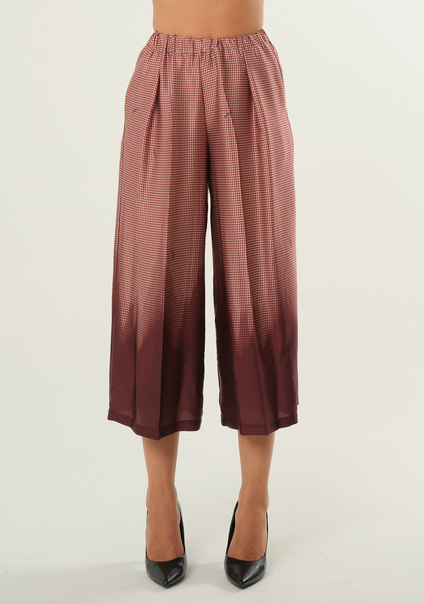 Pantaloni in fantasia sfumata