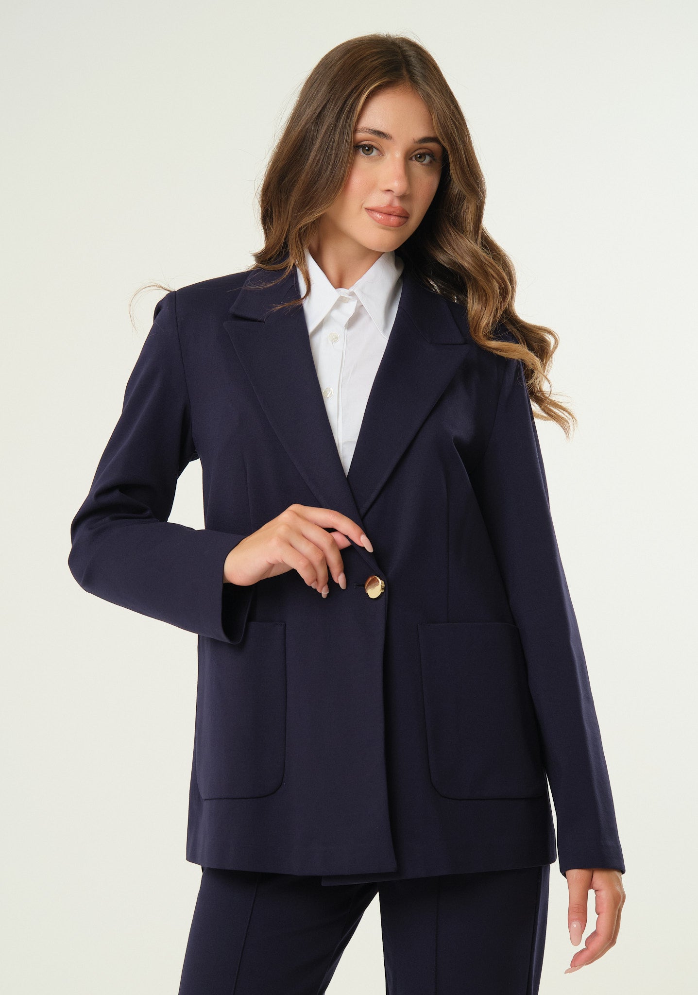 Collo a camicia removibile