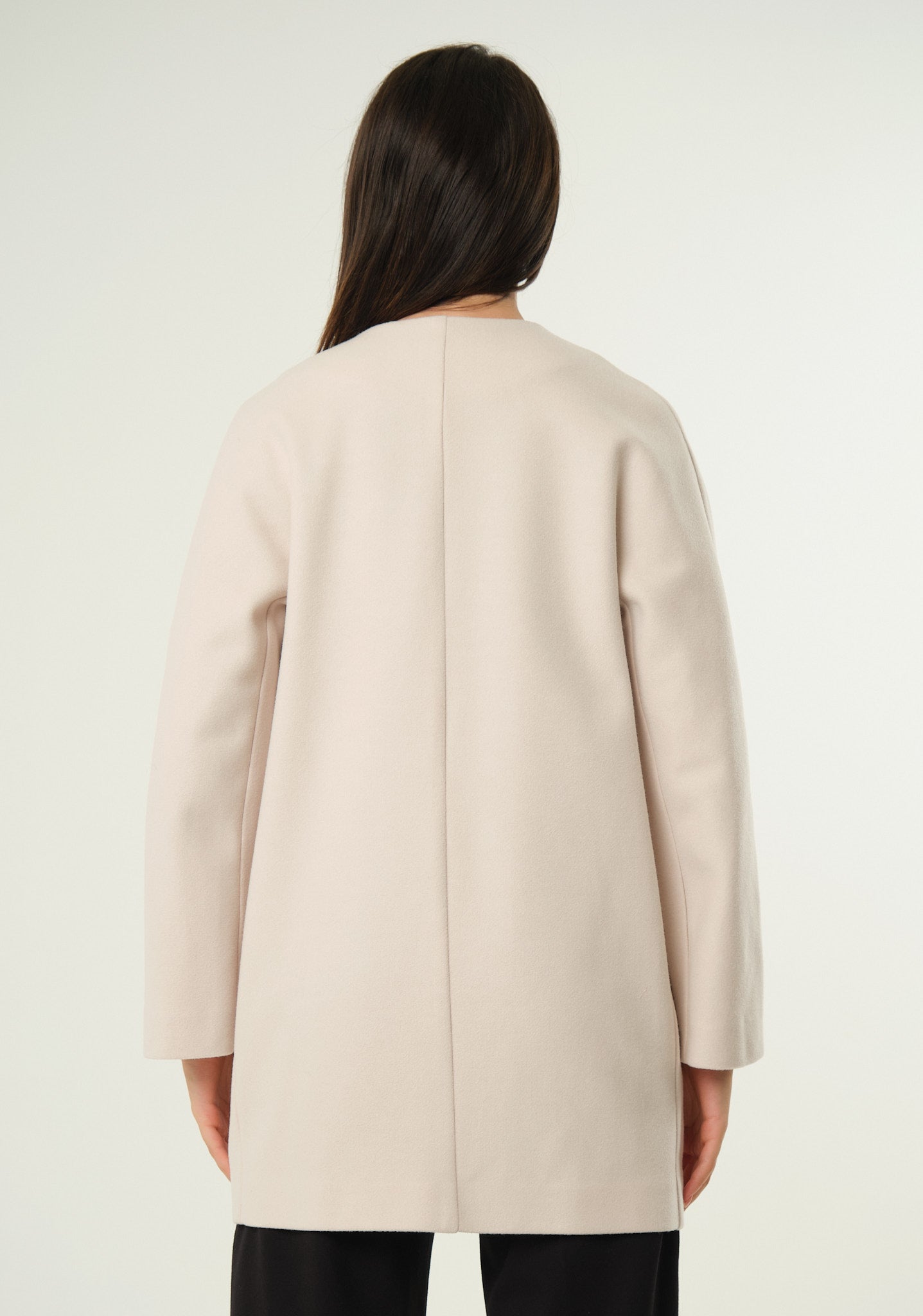 Cappotto girocollo