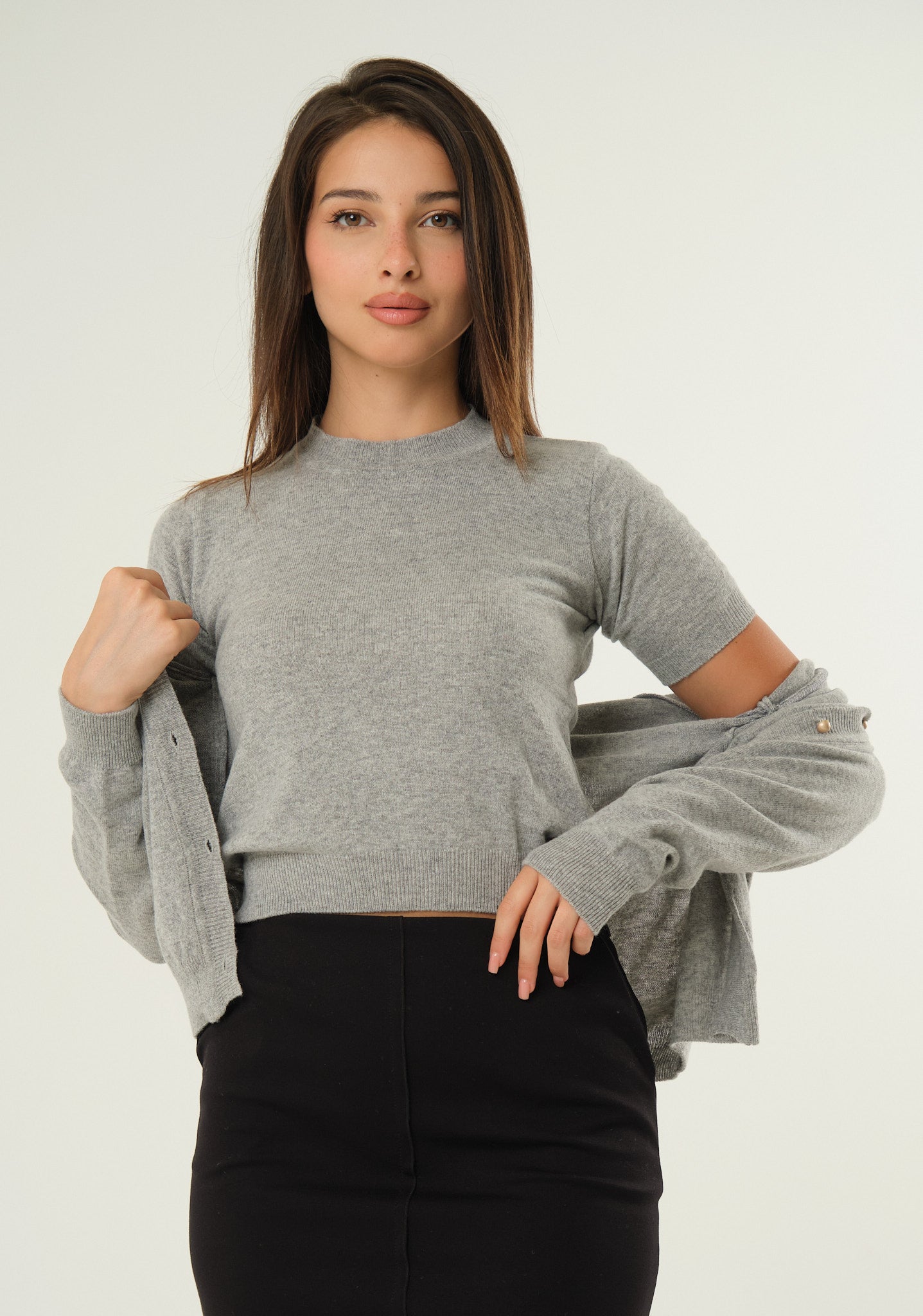 Twinset tinta unita