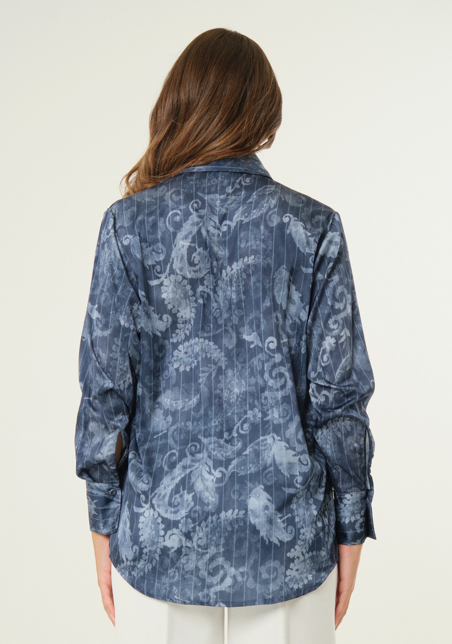 Camicia finto denim
