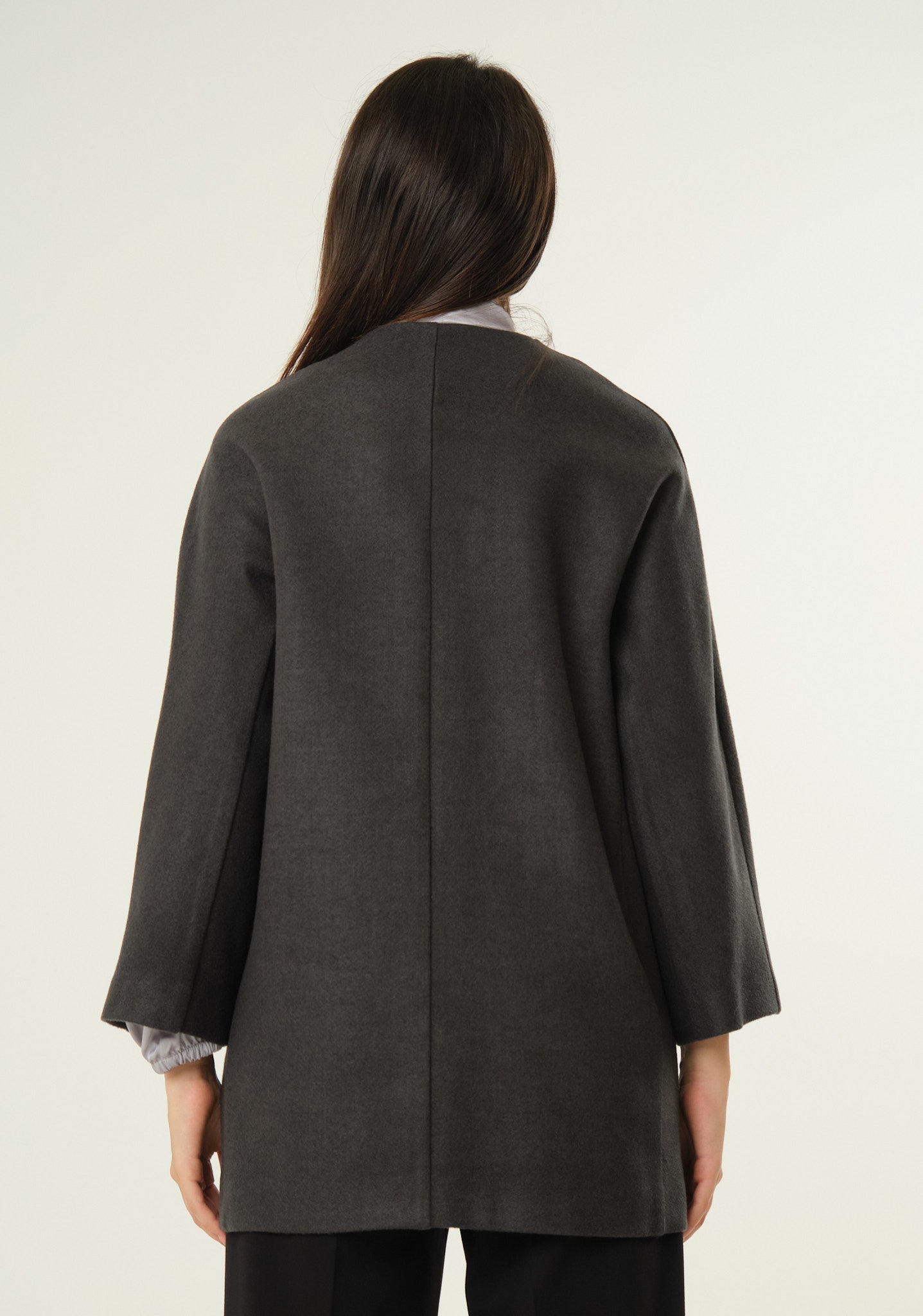 Cappotto girocollo