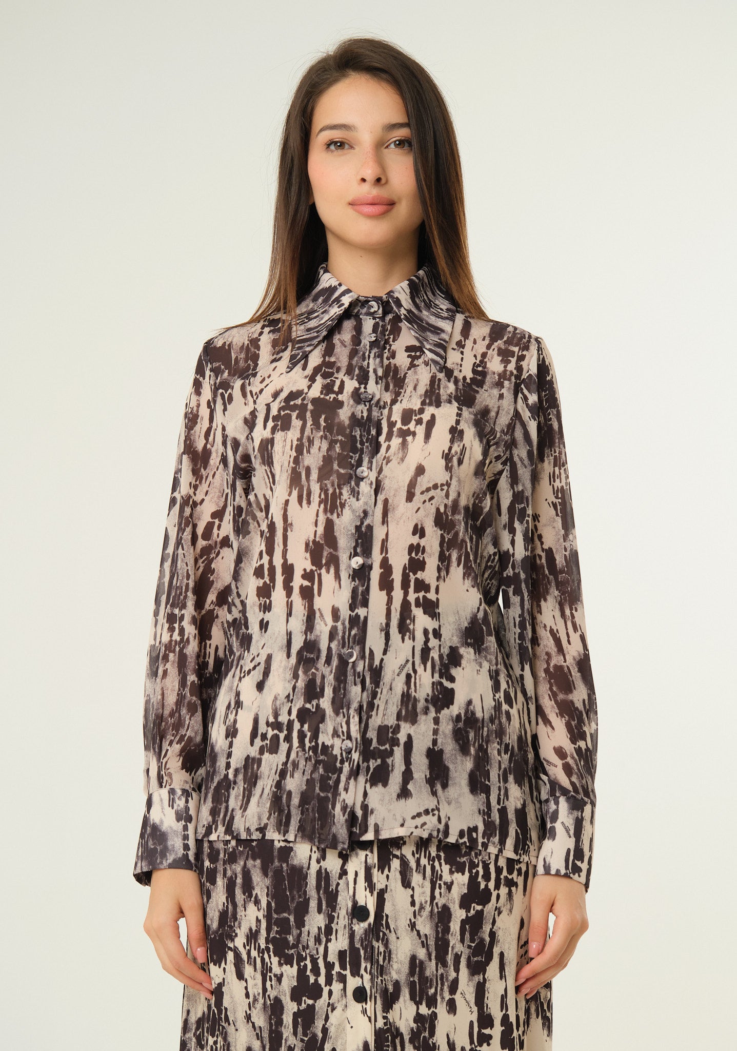 Camicia in chiffon