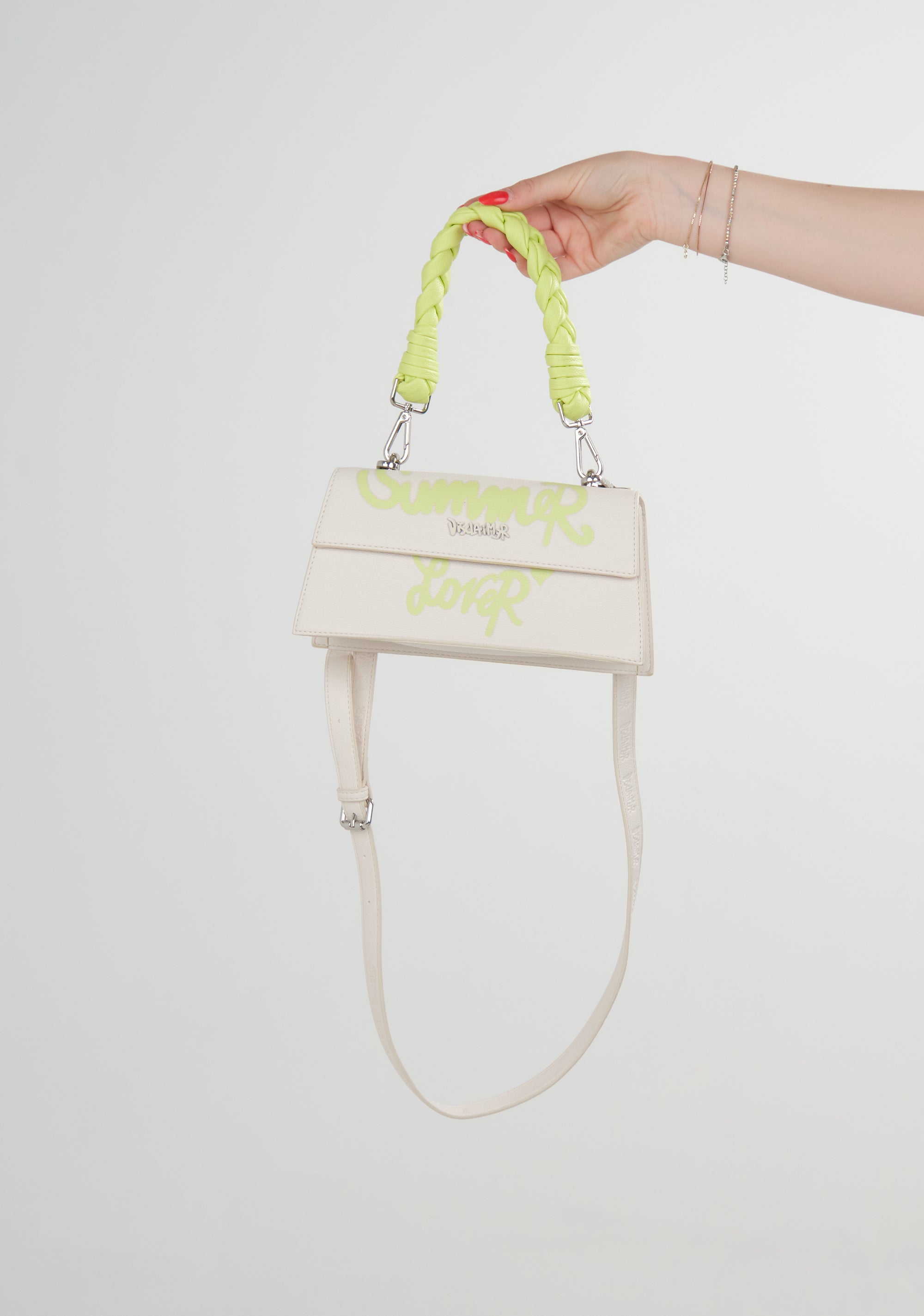 Borsa con dettagli a contrasto di colore