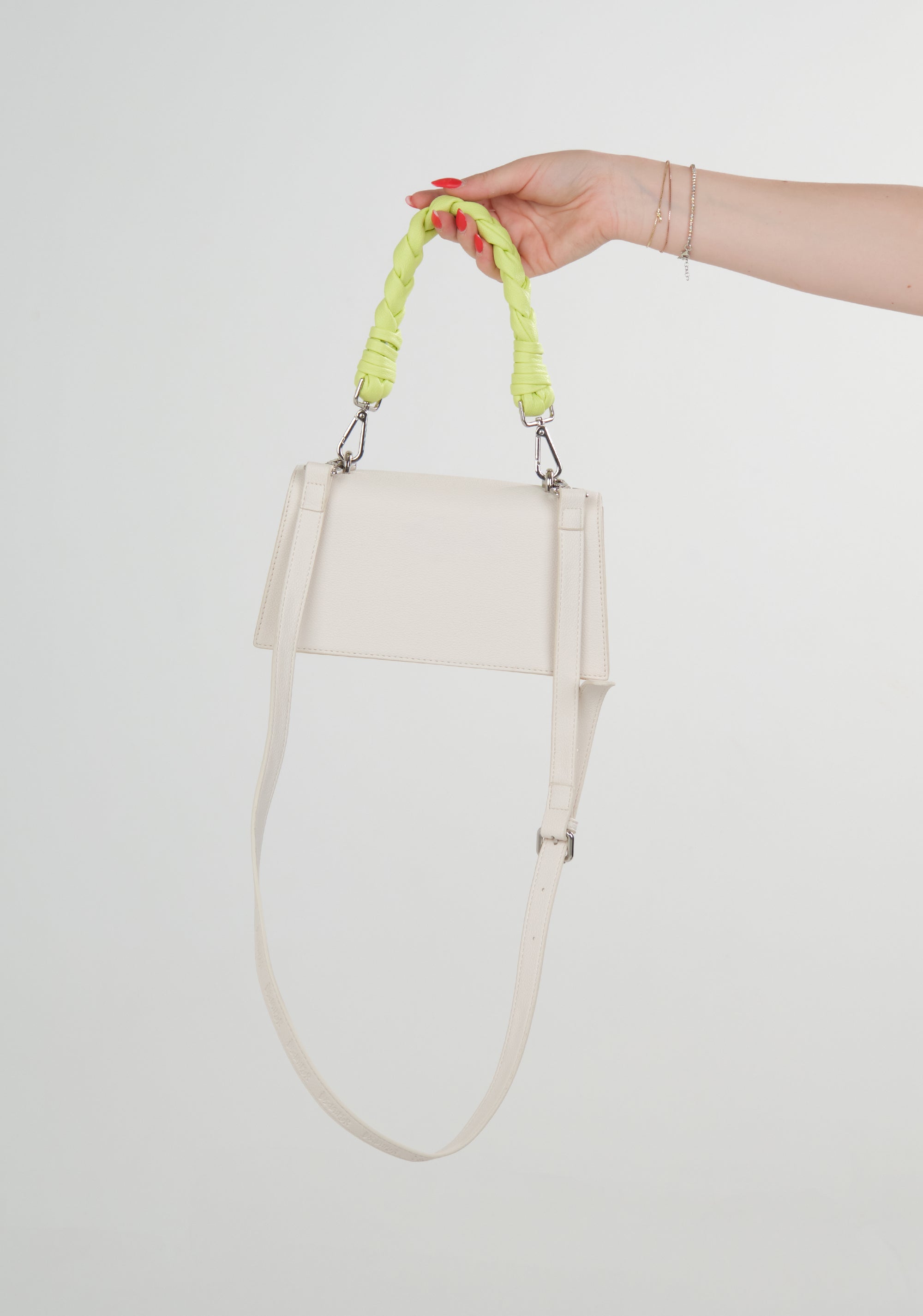 Borsa con dettagli a contrasto di colore