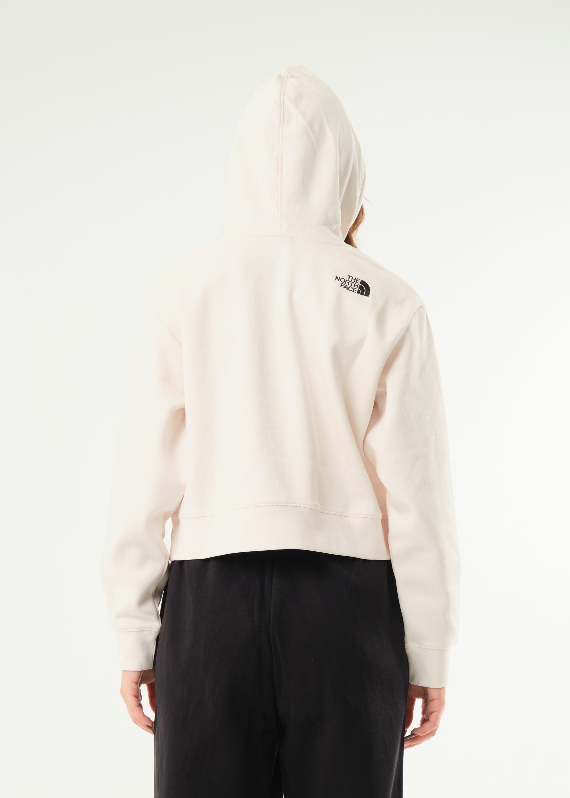Felpa Essential Crop Hoodie