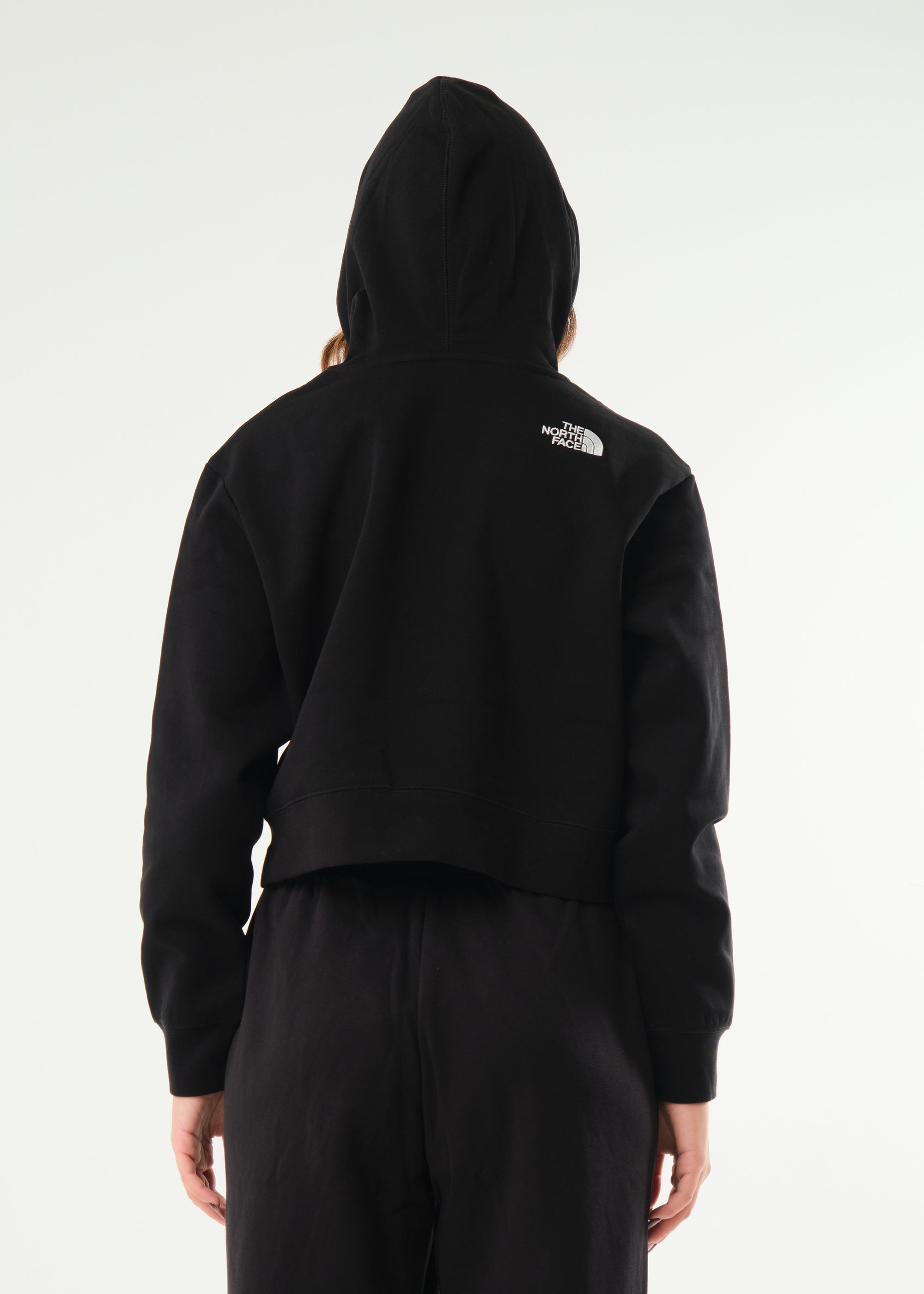 Felpa Essential Crop Hoodie