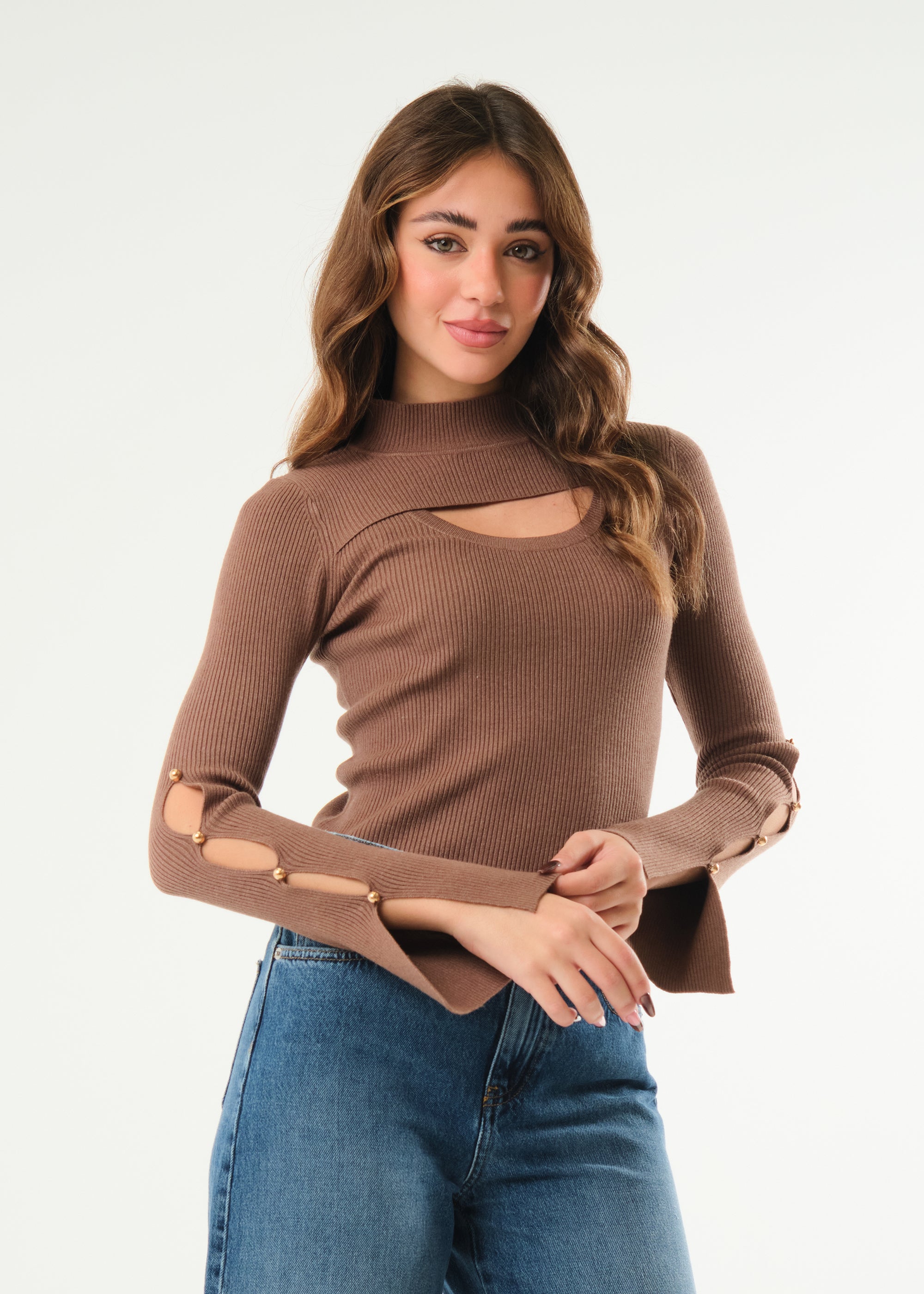 Maglia con cut out frontale