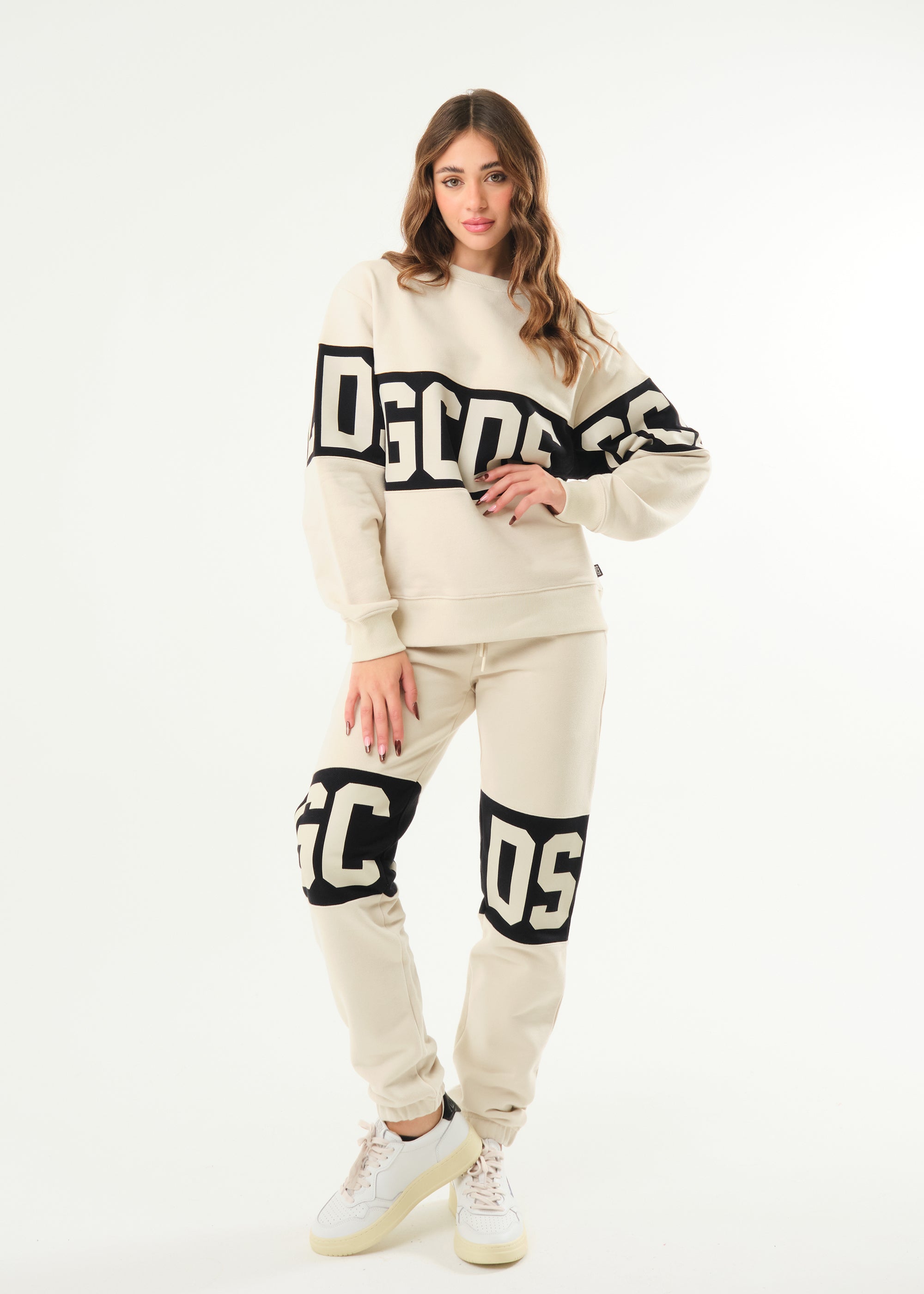 Felpa basic girocollo