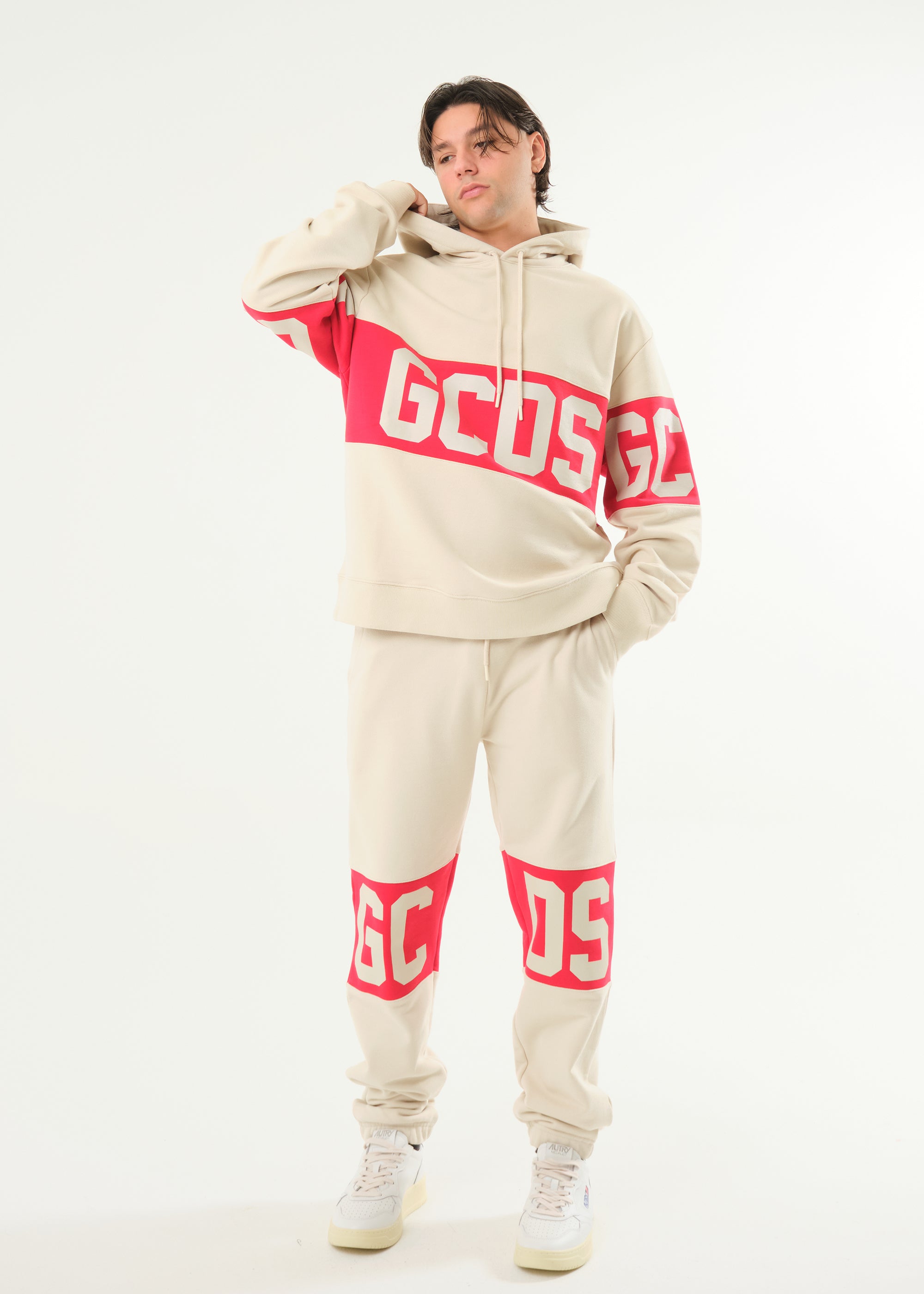 Felpa basic con cappuccio