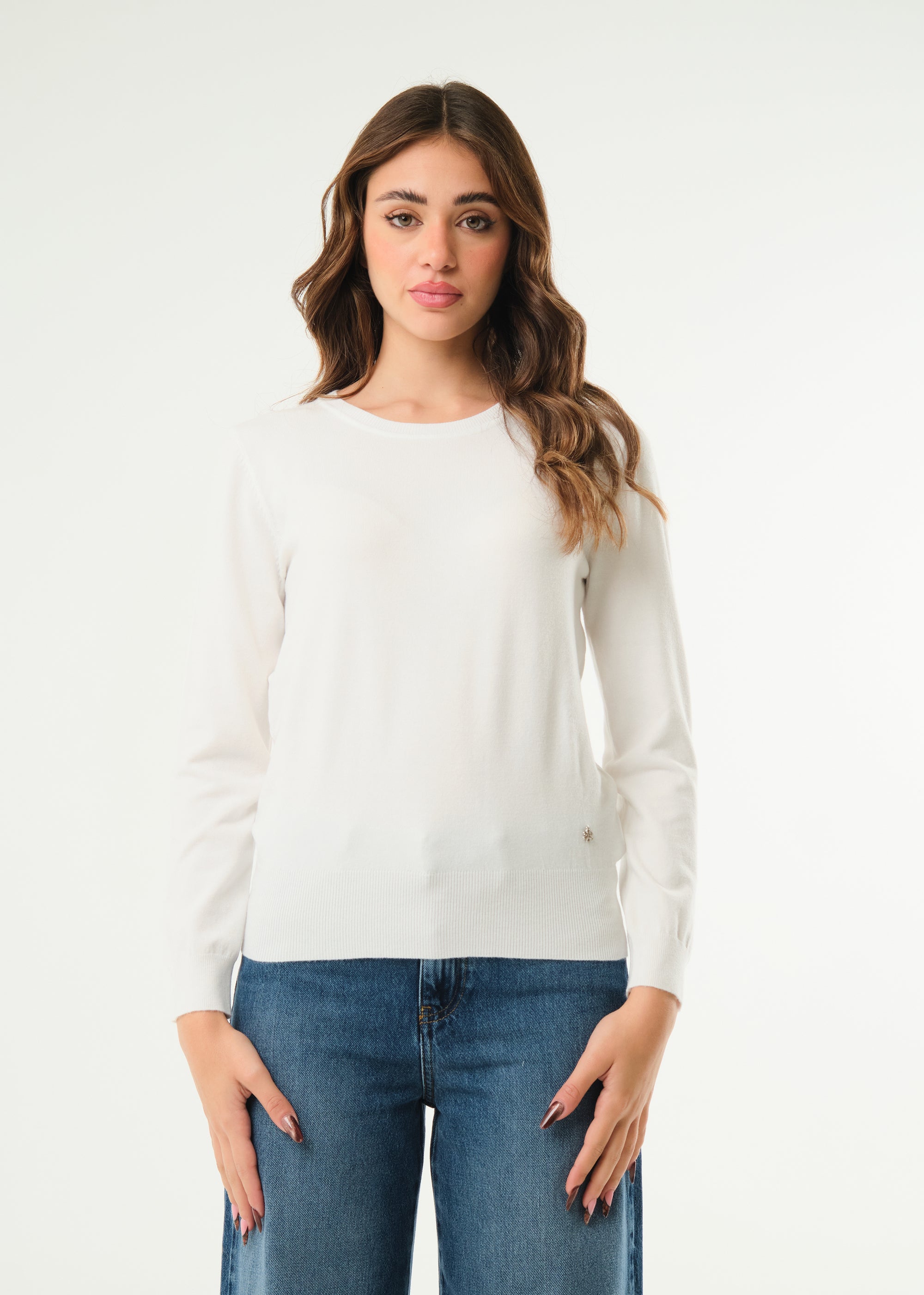 Maglia girocollo basic