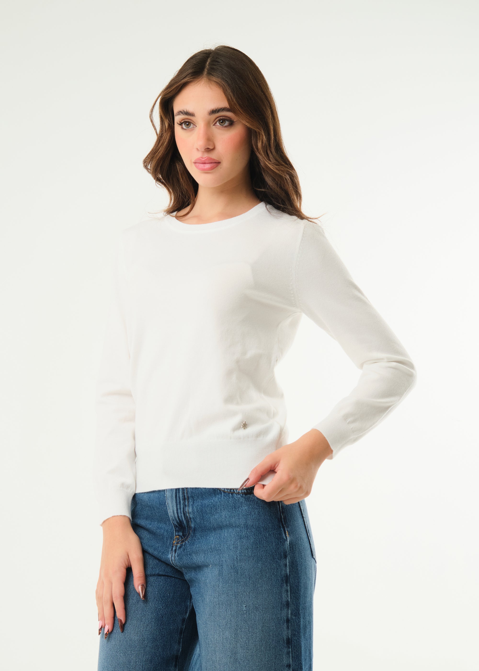Maglia girocollo basic