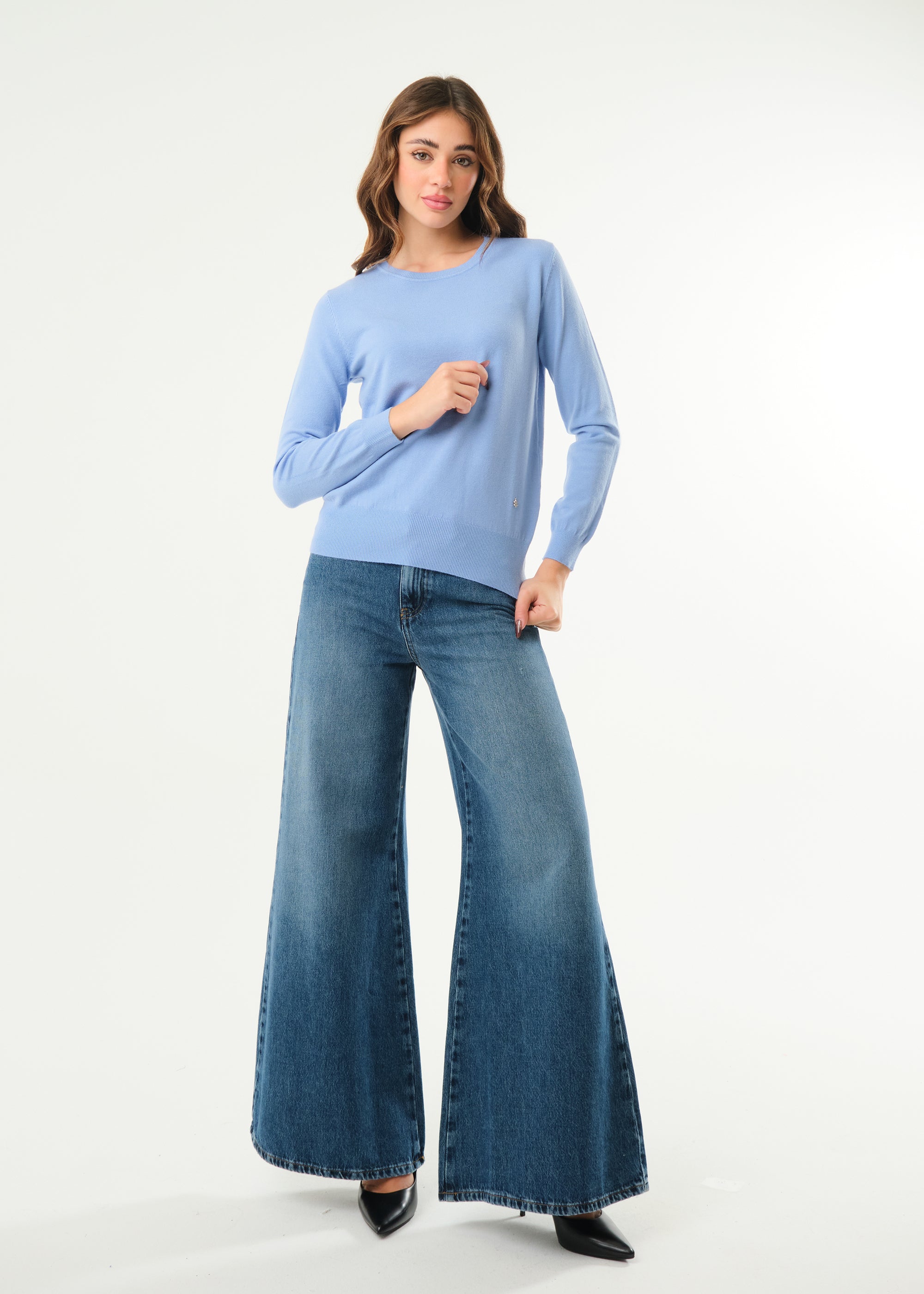 Maglia girocollo basic