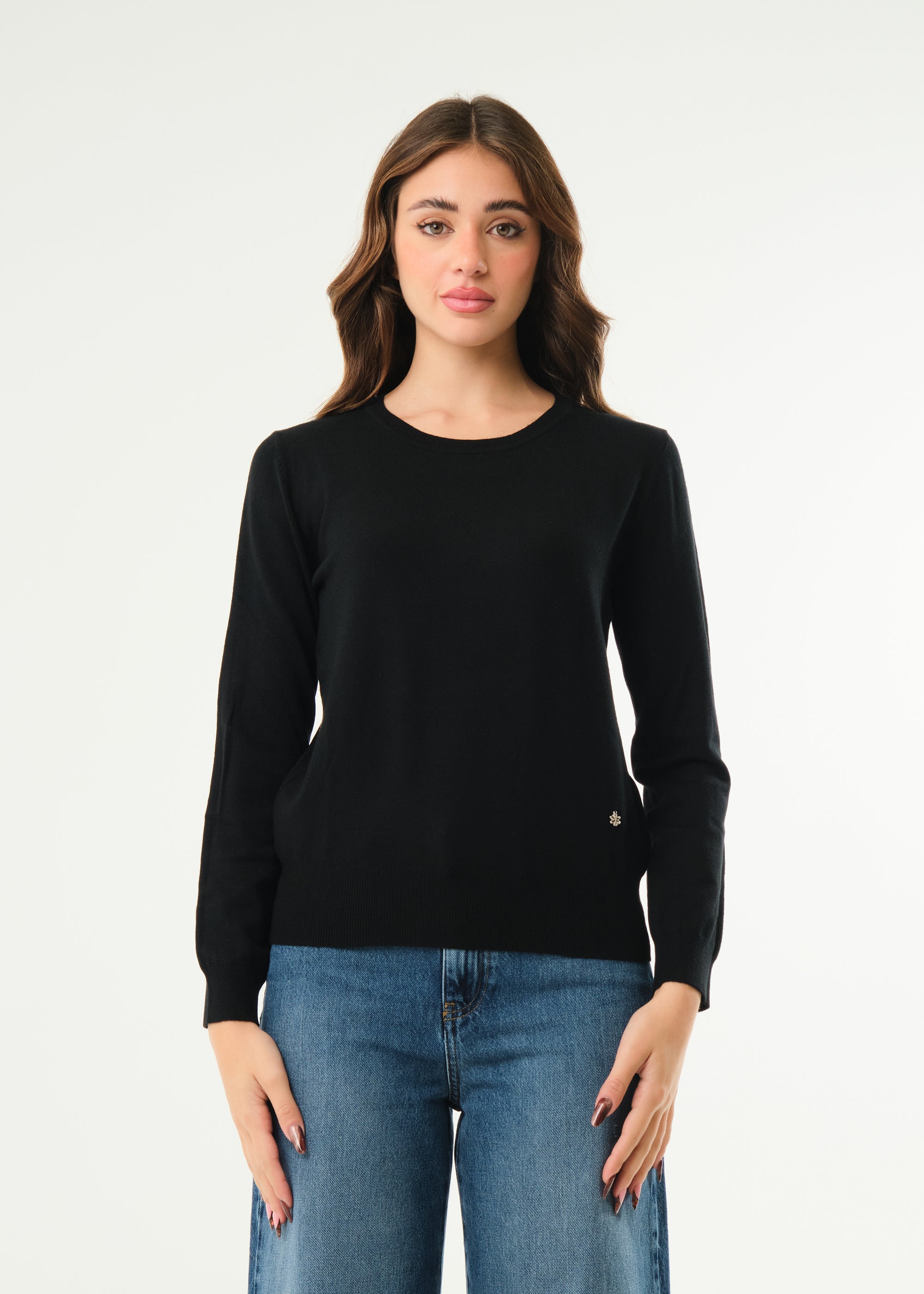 Maglia girocollo basic