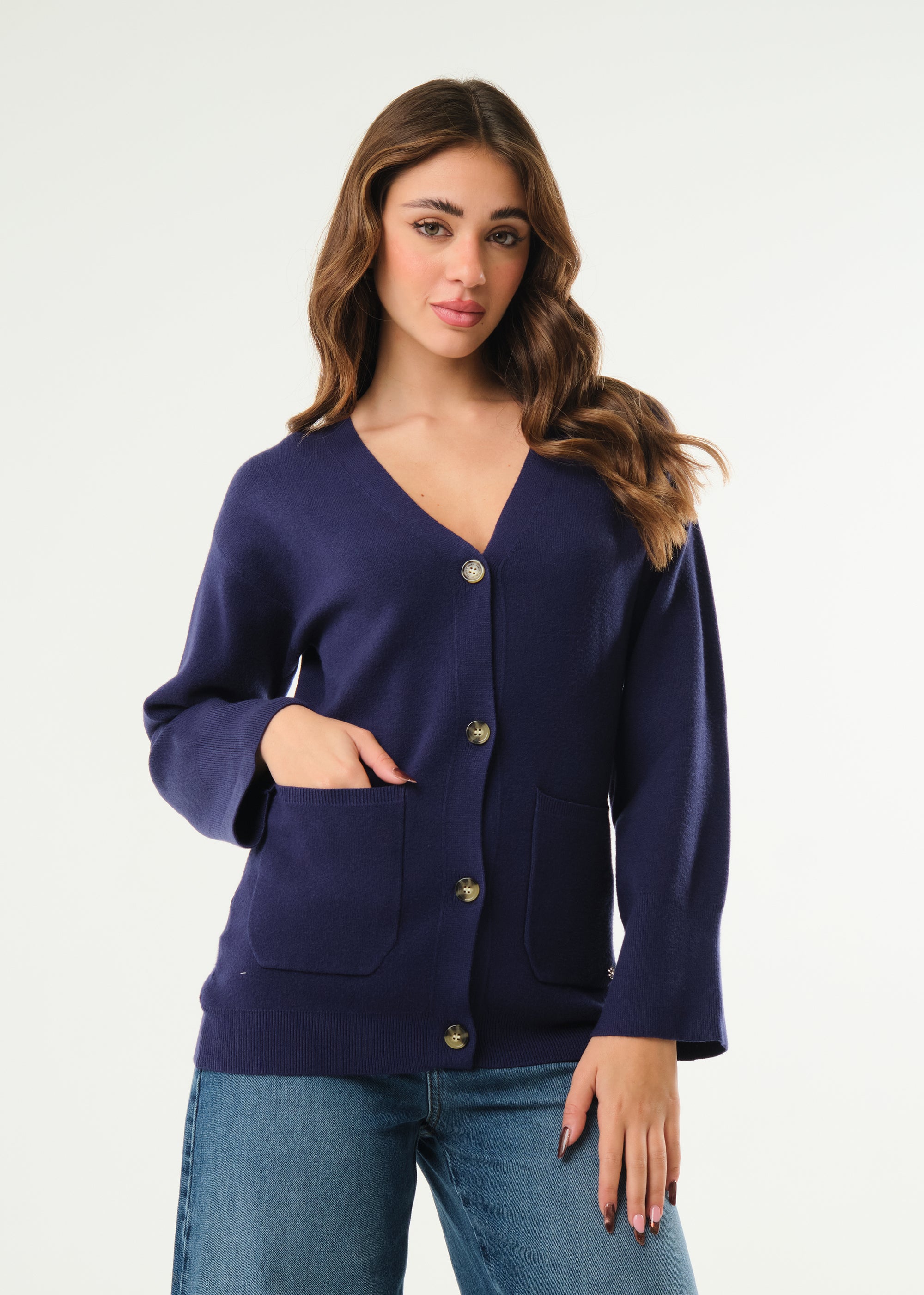 Cardigan avvitato