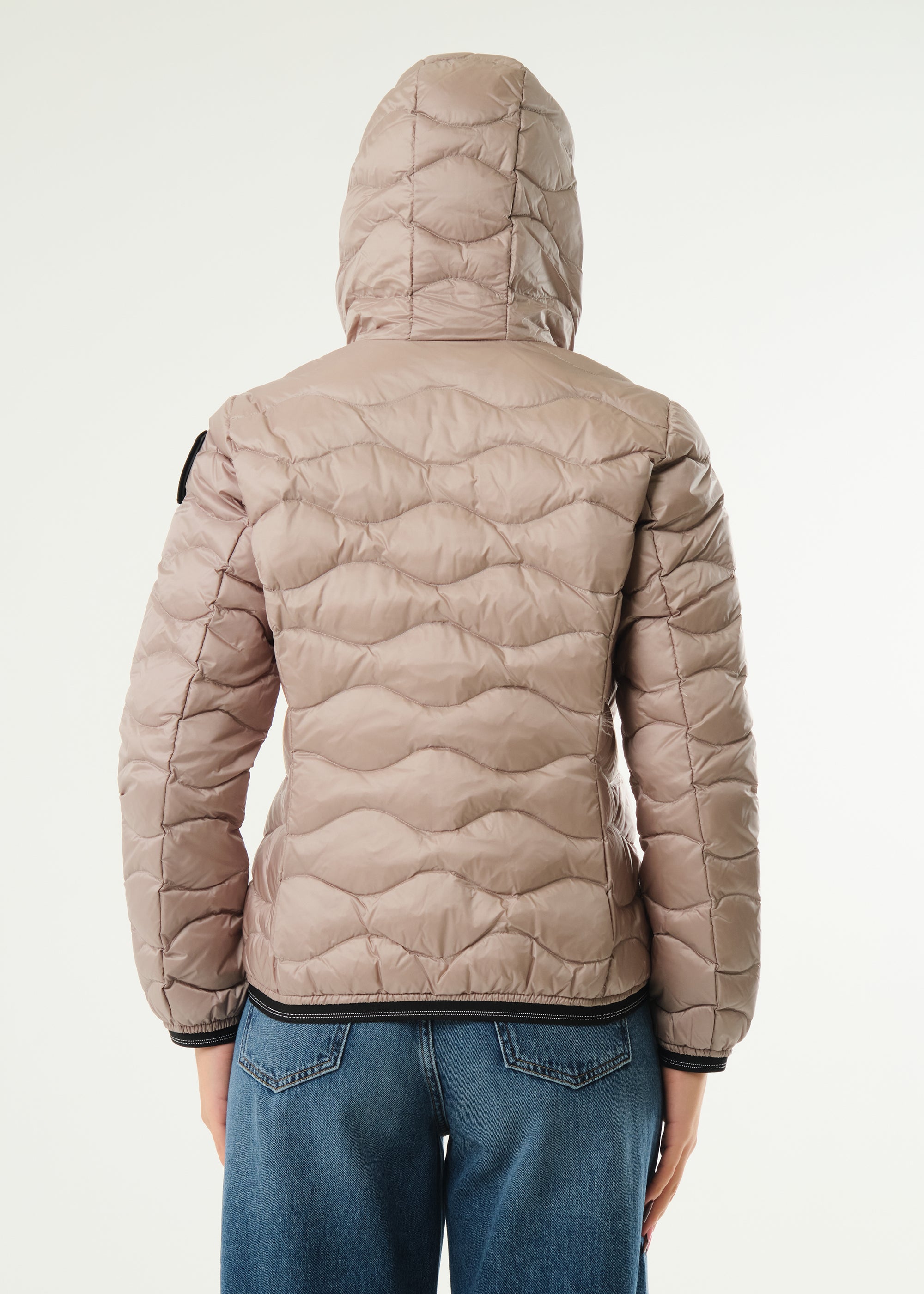 Piumino ad onde Camelia