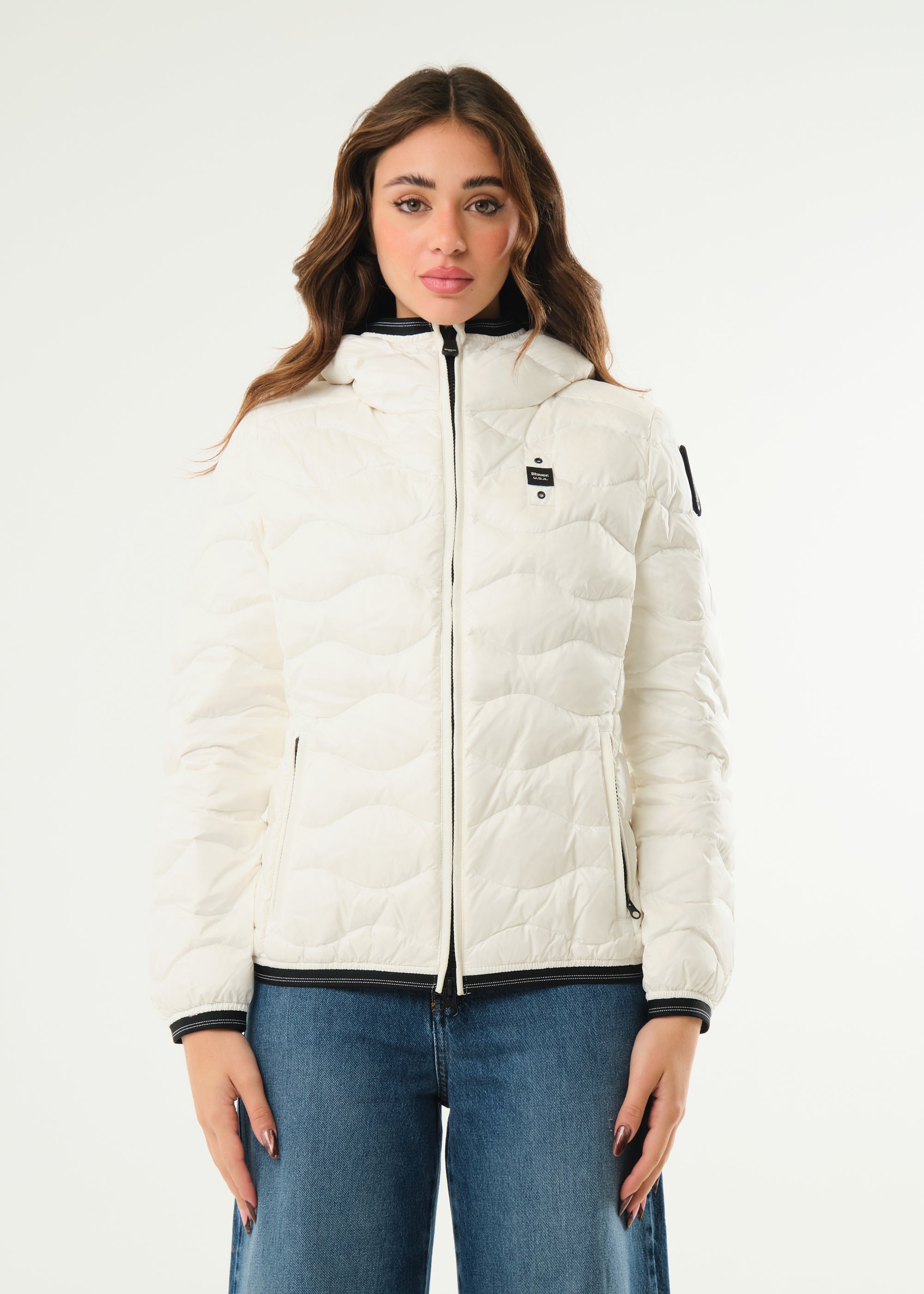 Piumino ad onde Camelia