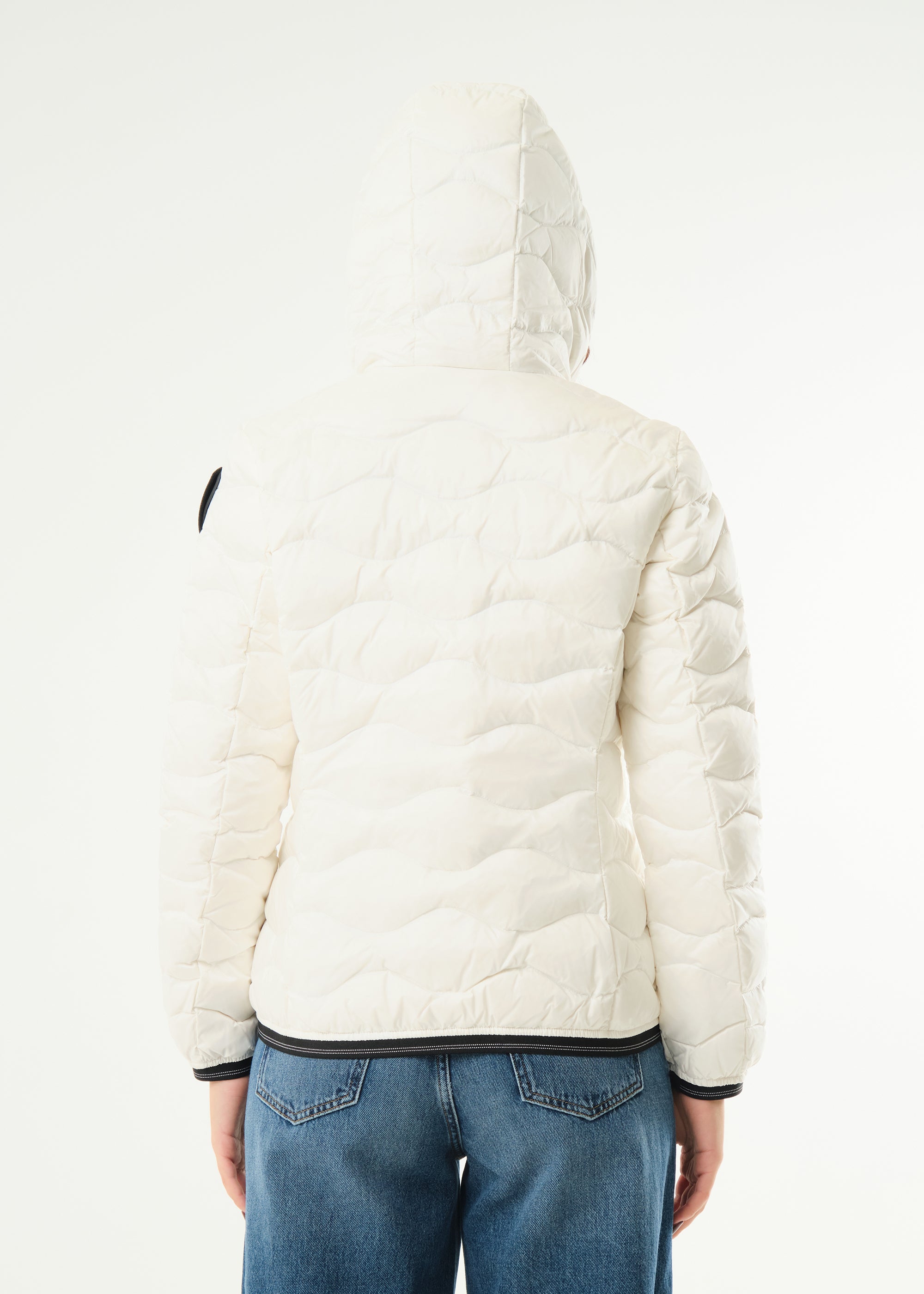 Piumino ad onde Camelia