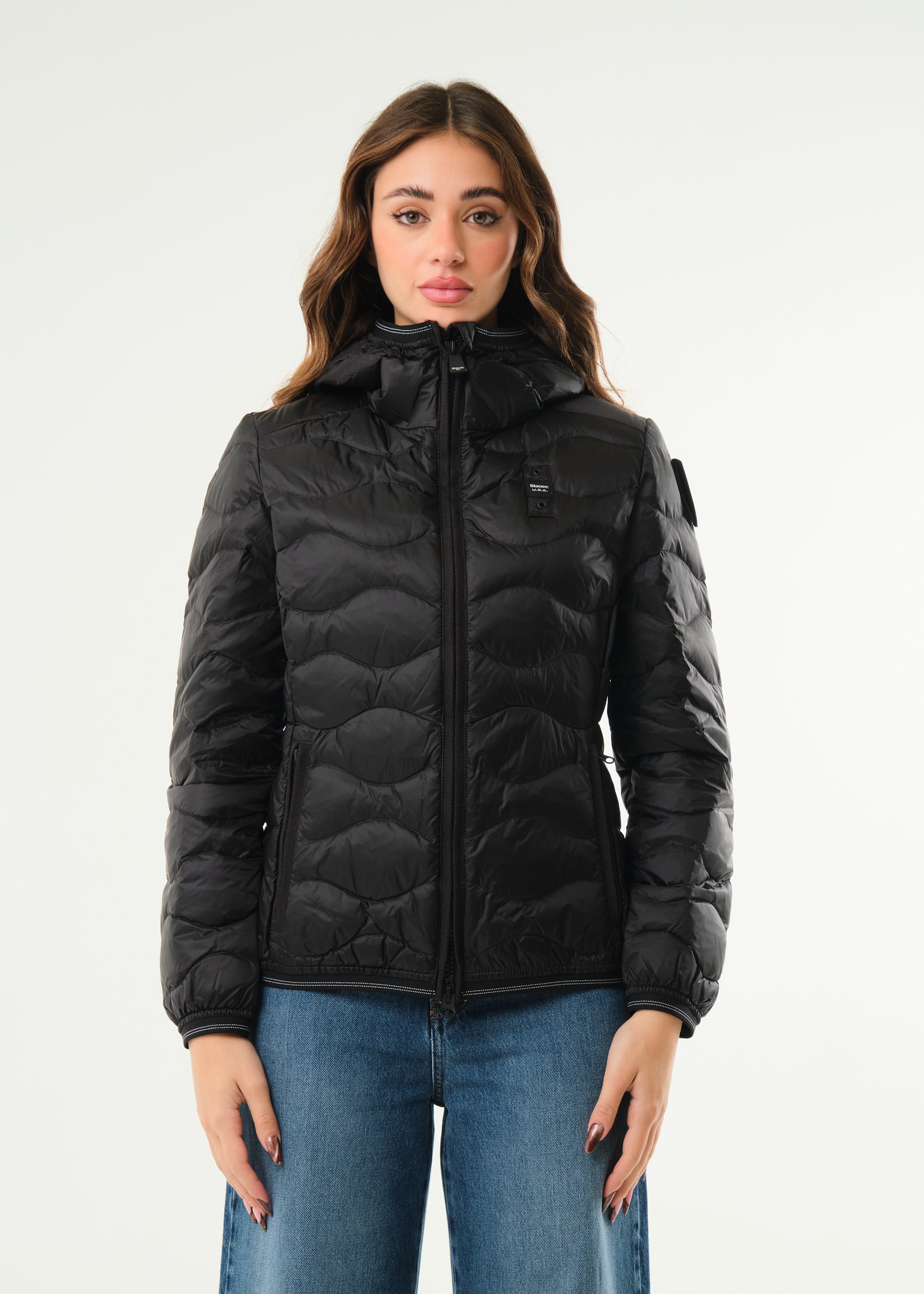 Piumino ad onde Camelia