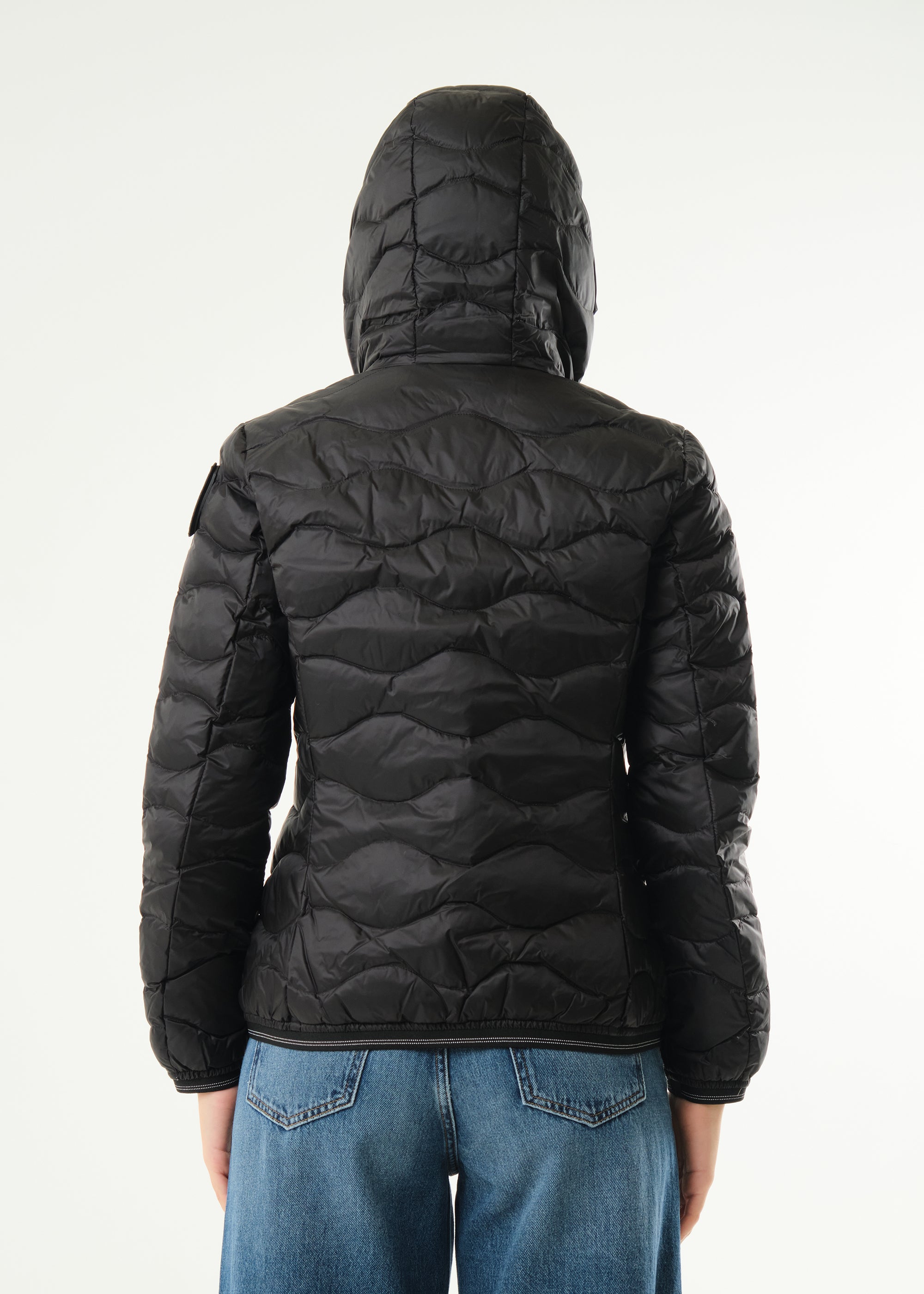 Piumino ad onde Camelia