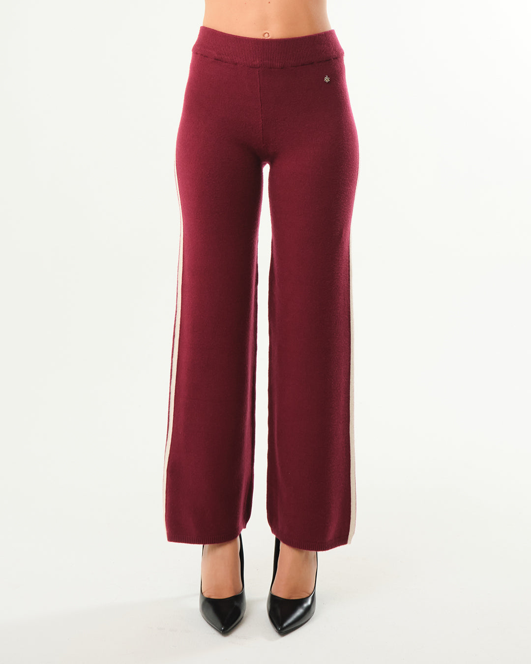 Pantalone con bande laterali