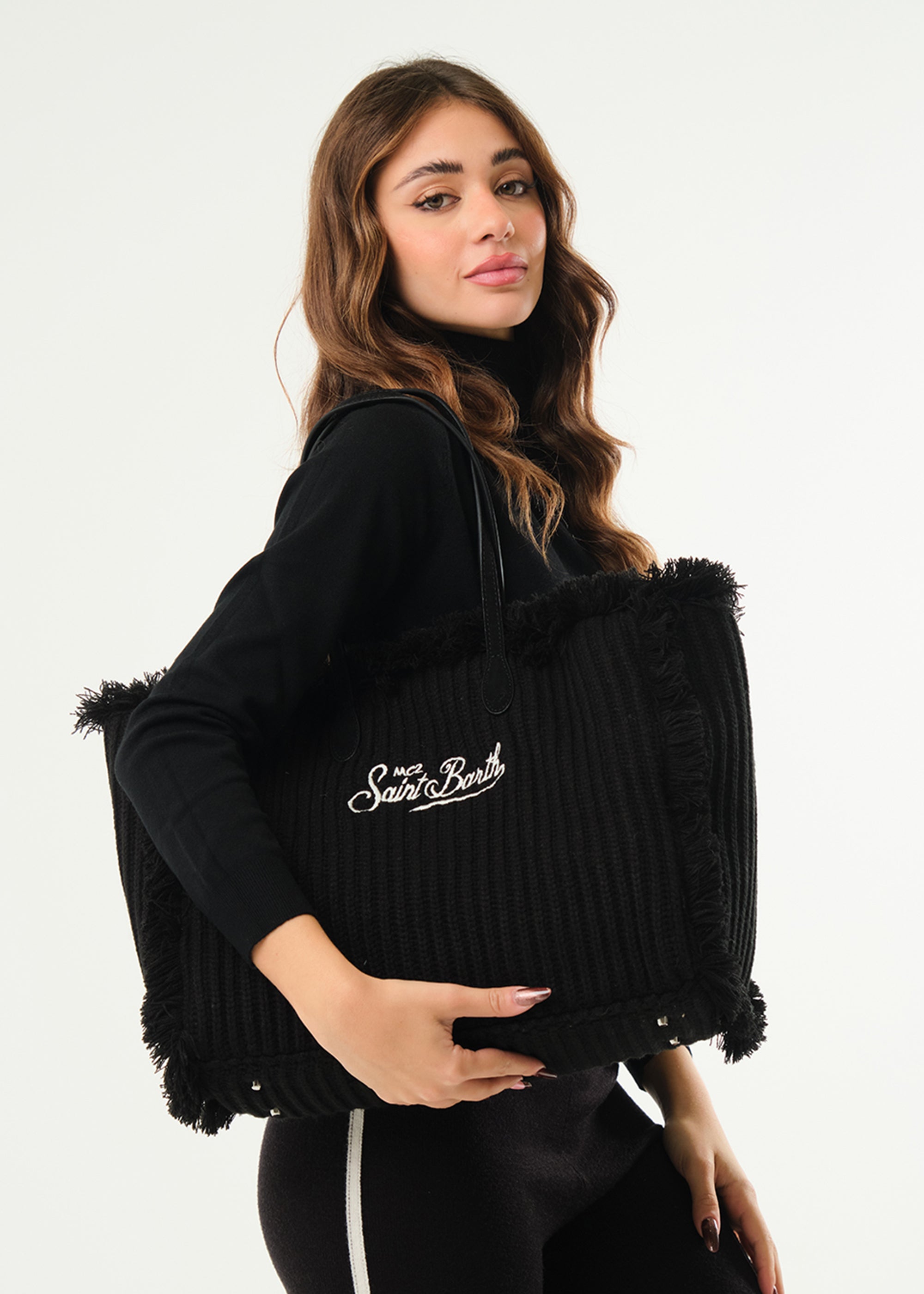 Borsa Vanity Wool Rib